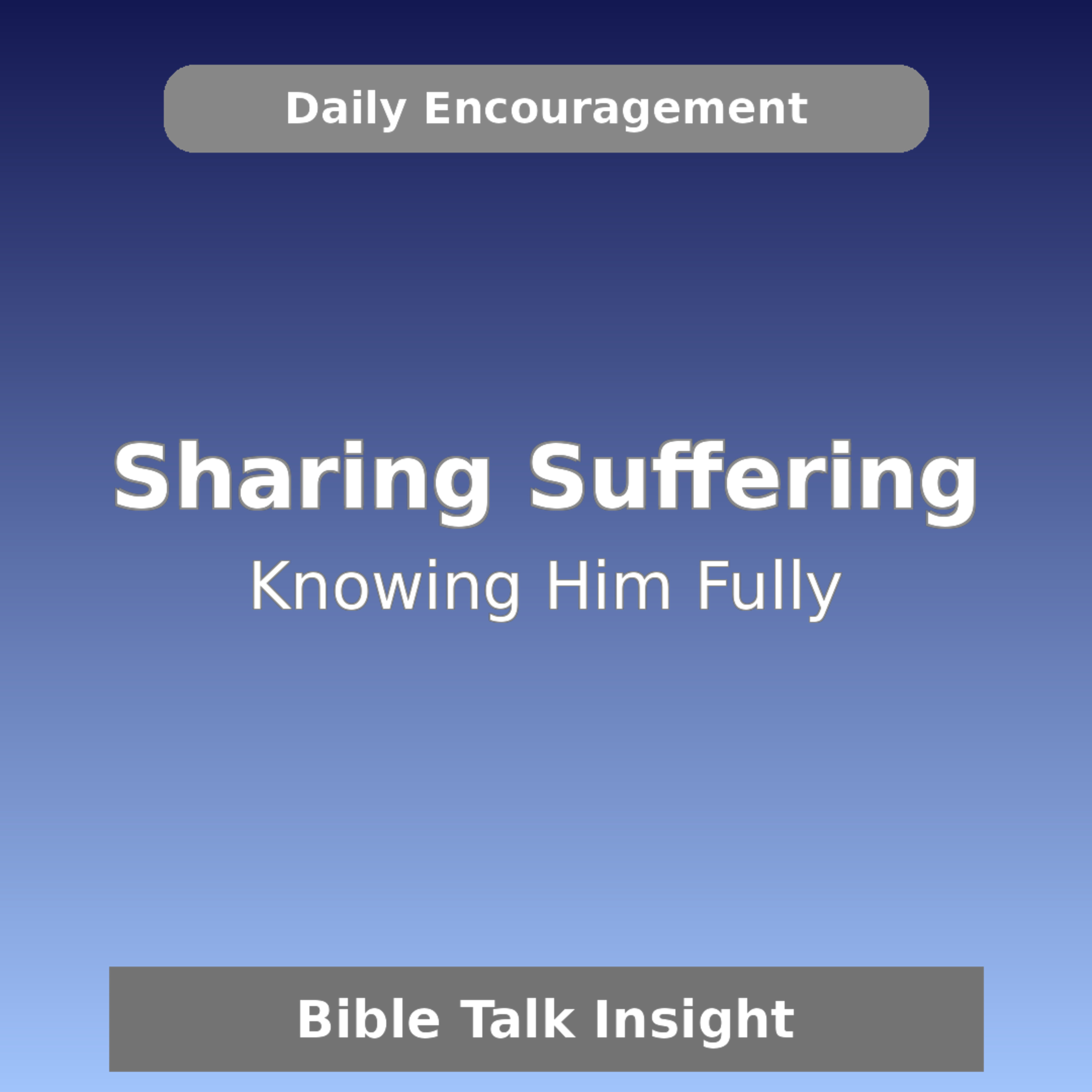 2026 Q1 L06 Bonus - The Fellowship of Suffering: Knowing Him Fully episode artwork