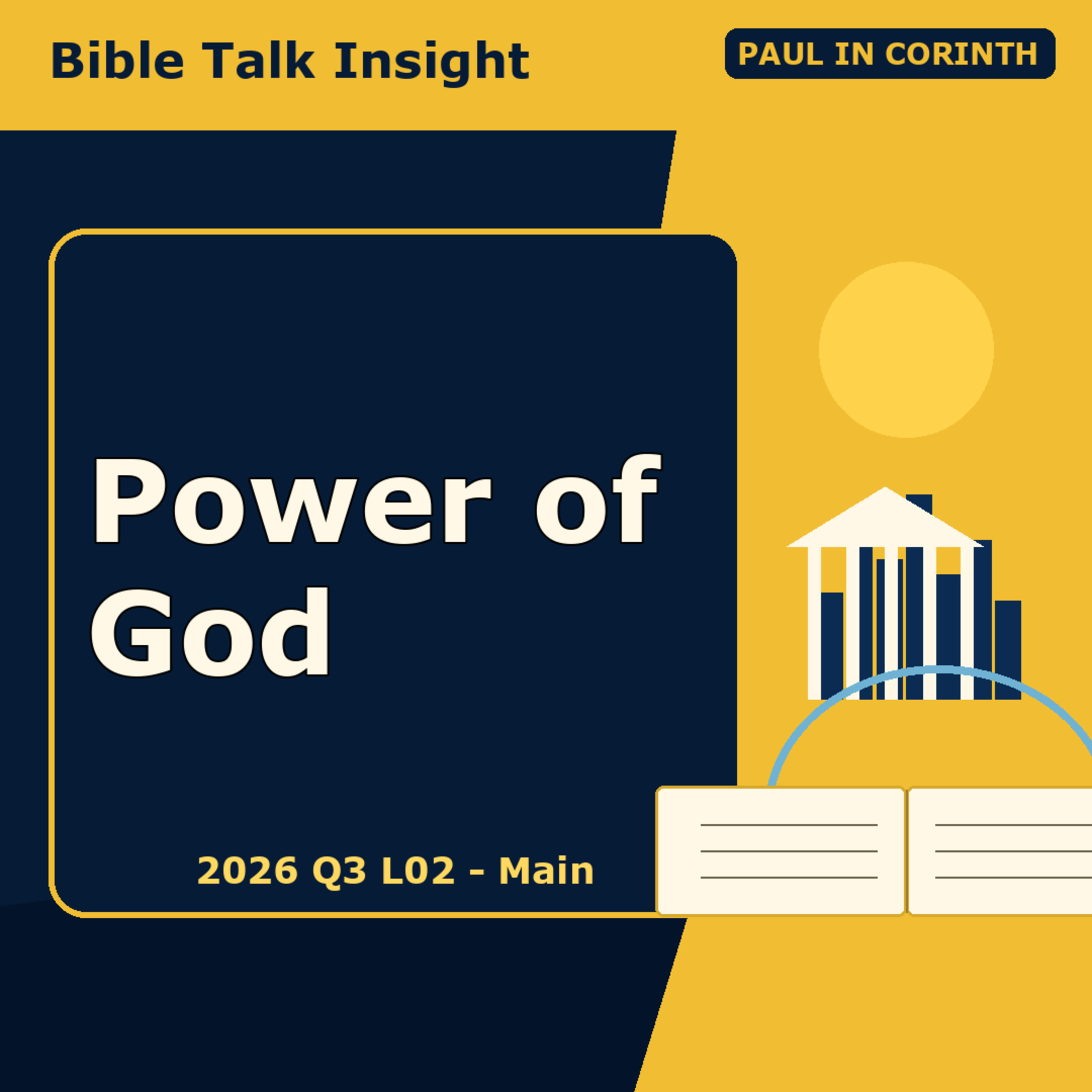 2026 Q3 L02 Main - Foolishness, Stumbling Blocks, and the Power of God episode artwork