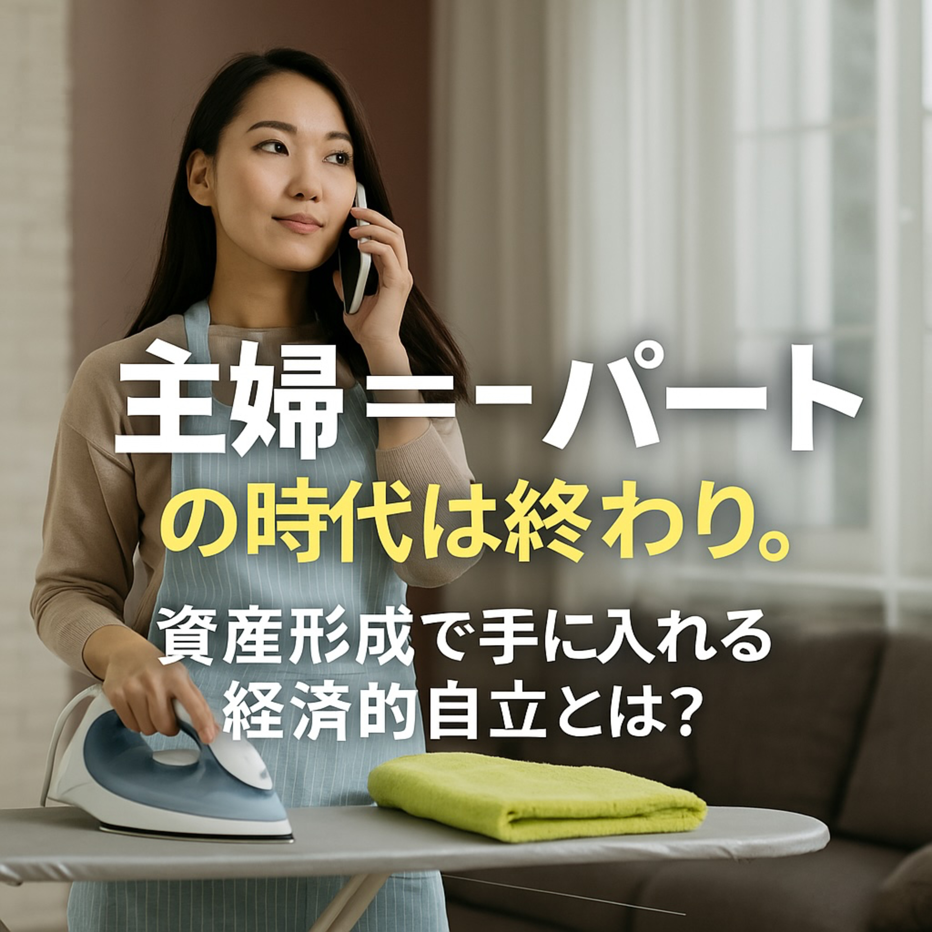 「主婦＝パート」の時代は終わり。資産形成で手に入れる経済的自立とは？ episode artwork