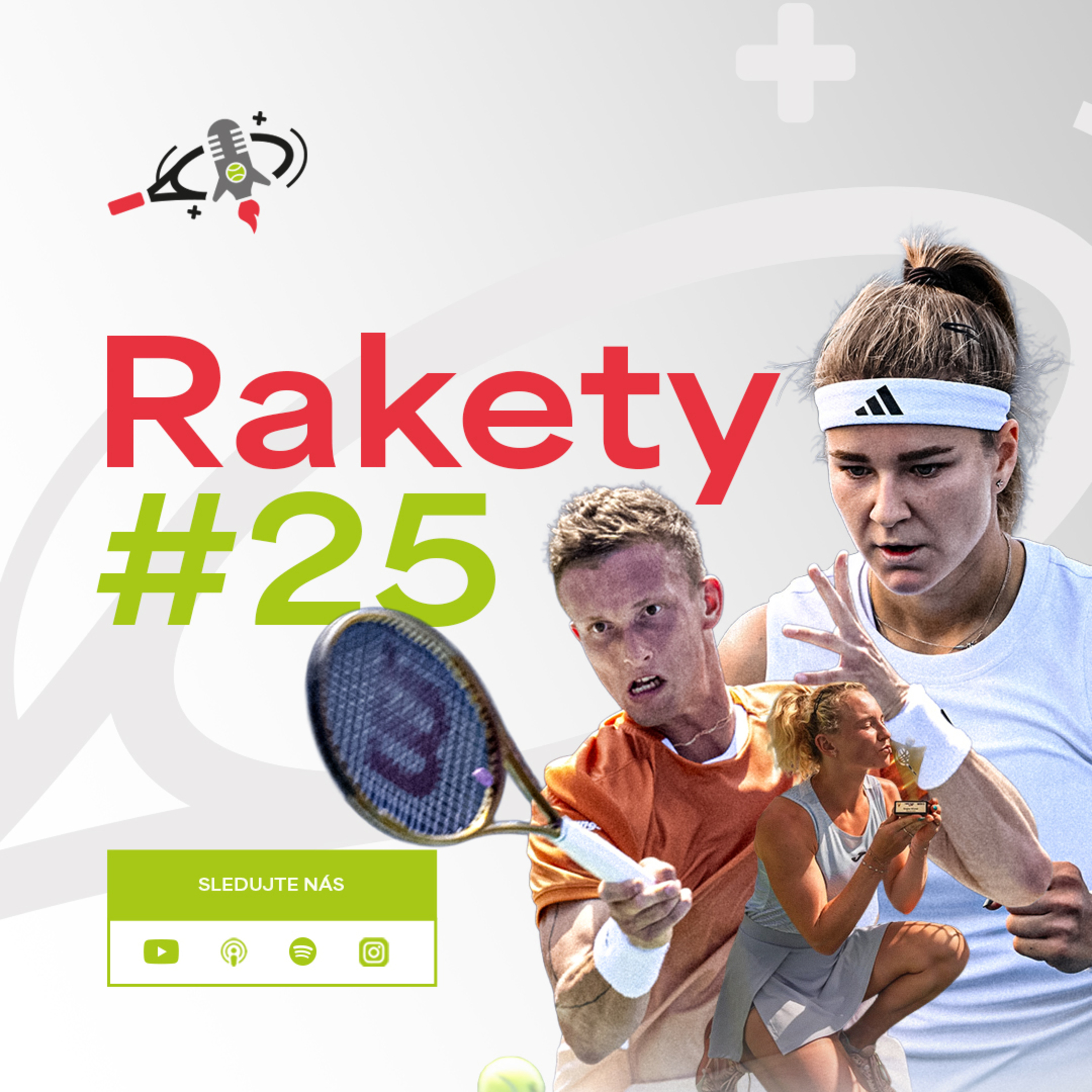 RAKETY #25 | Těsné bitvy Lehečky a Muchové s Američany, šampionka Siniaková episode artwork