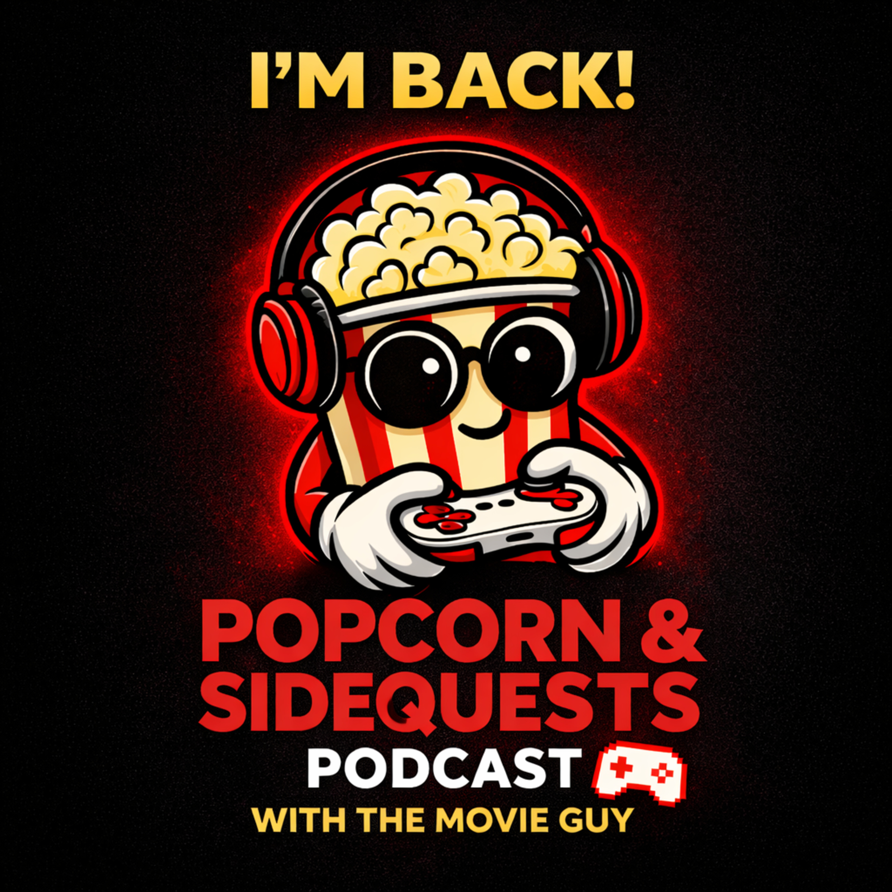 I'm Back | Popcorn & Sidequests episode artwork
