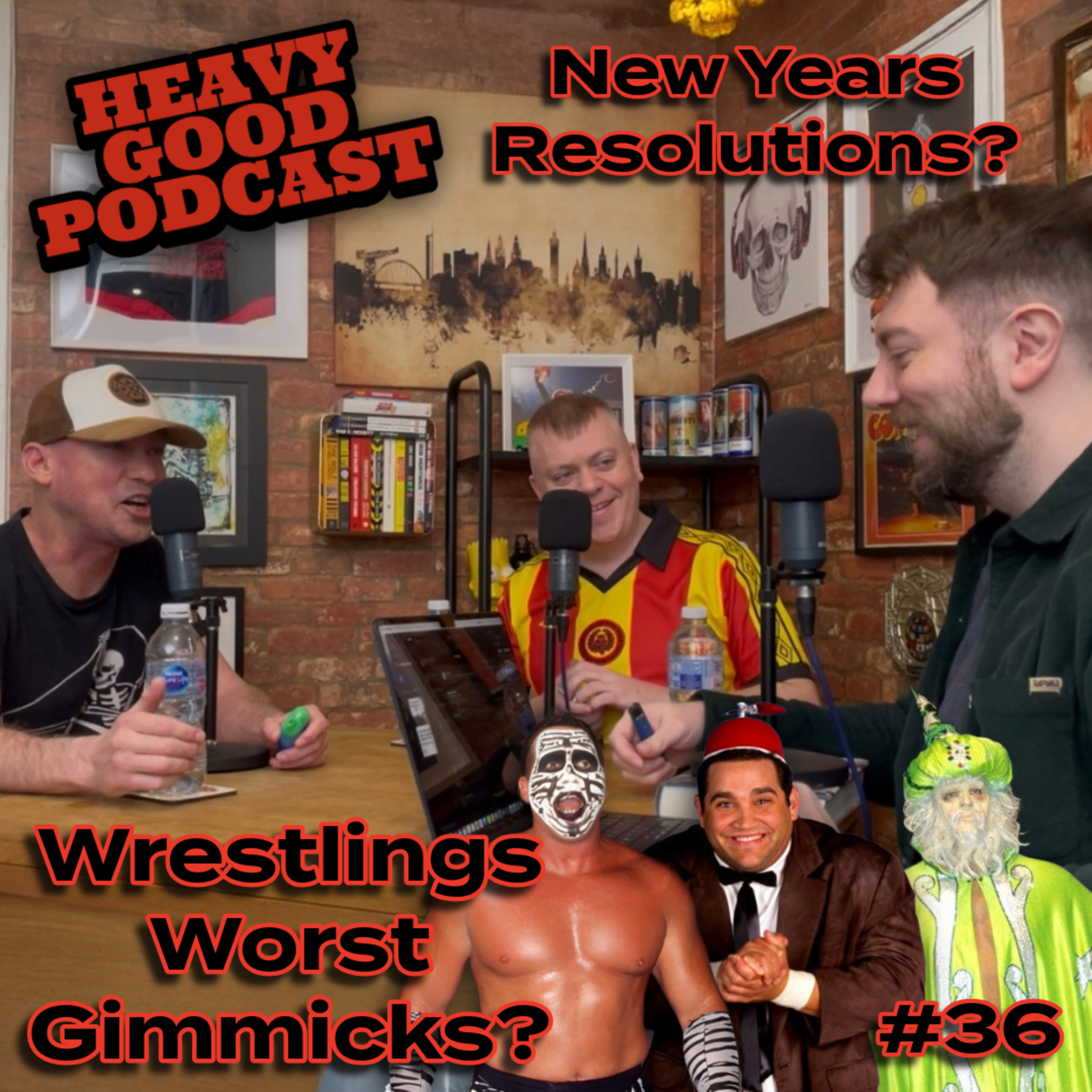 New Years Resolutions | Worst Wrestling Gimmicks Ever! | The Heavy Good Podcast #36 episode artwork