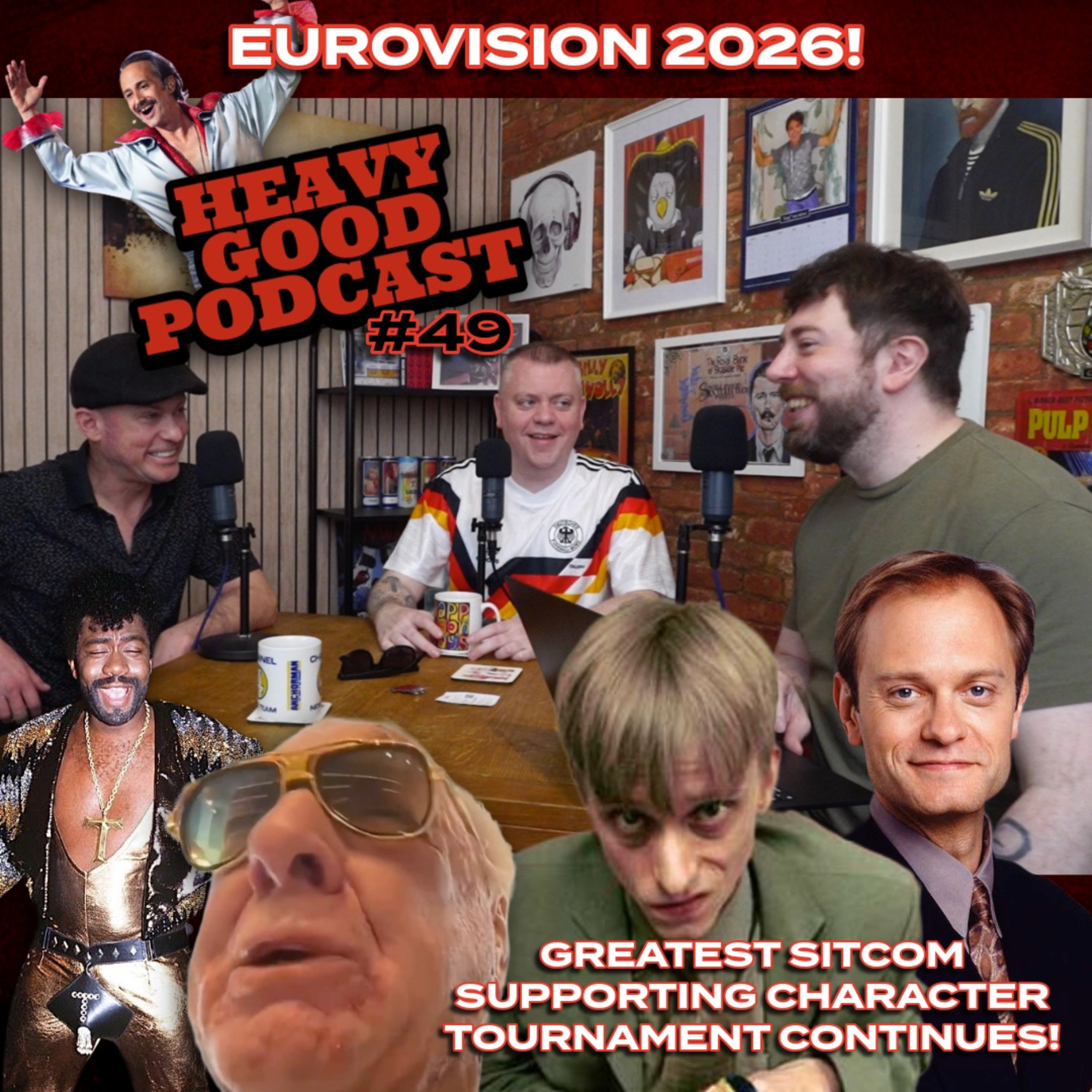 Eurovision 2026 | Ric Flair Cameos | Sitcom Tournament Continues! | The Heavy Good Podcast #49 episode artwork