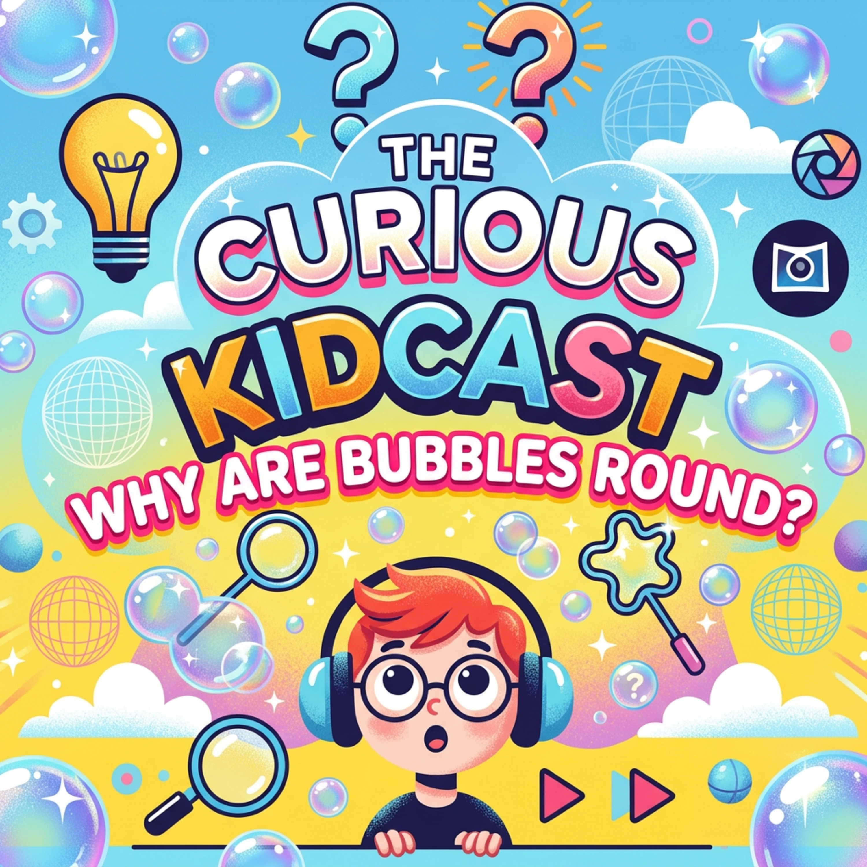 Why are bubbles always round? | Science for kids explained - The Curious Kidcast