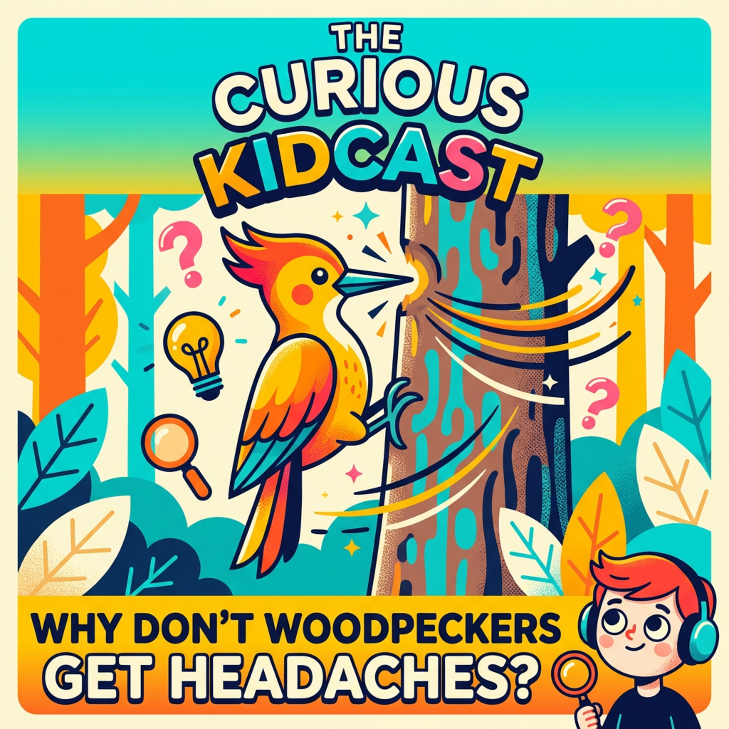 Why Don't Woodpeckers Get Headaches? - The Curious Kidcast