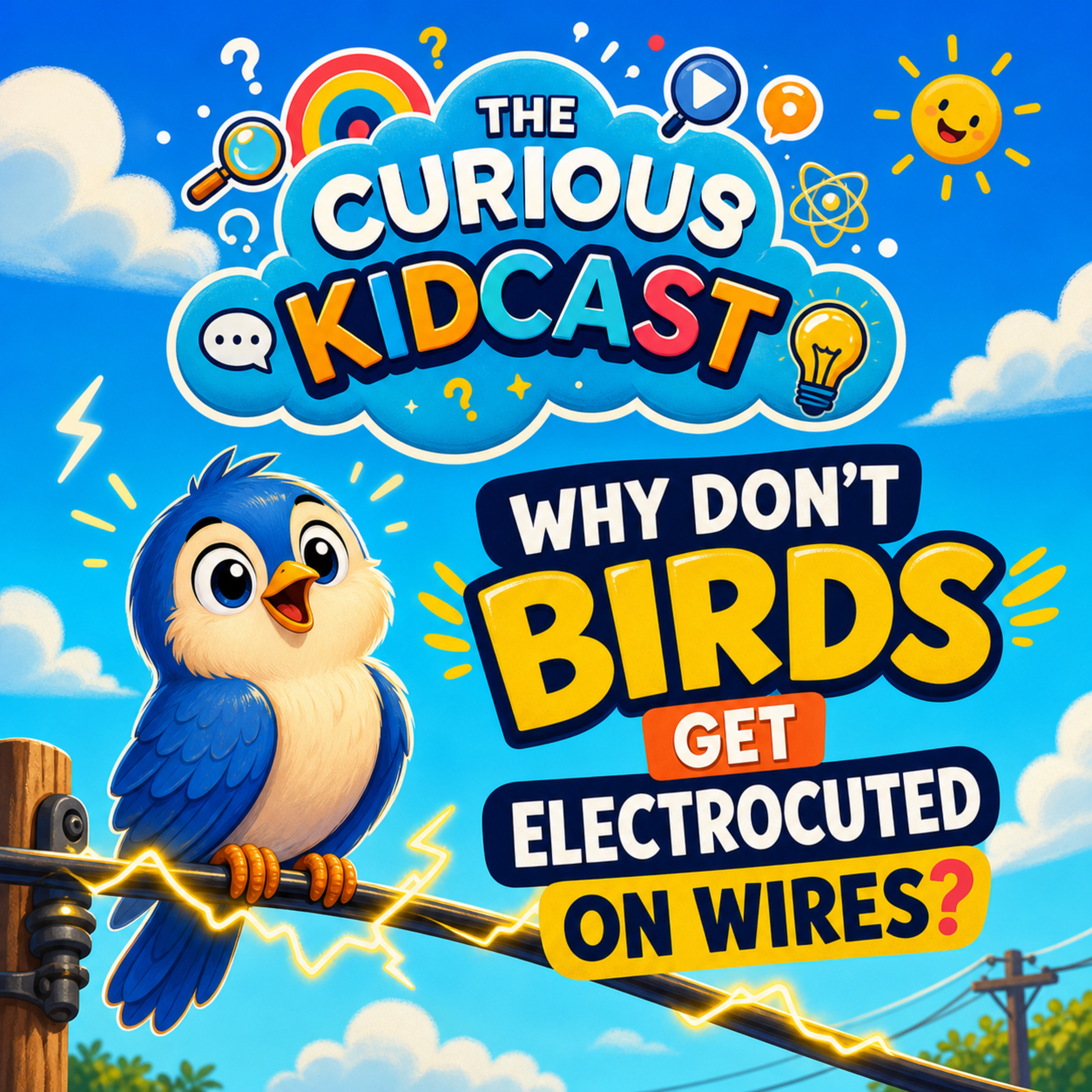 Why Don't Birds Get Electrocuted on Wires? - The Curious Kidcast
