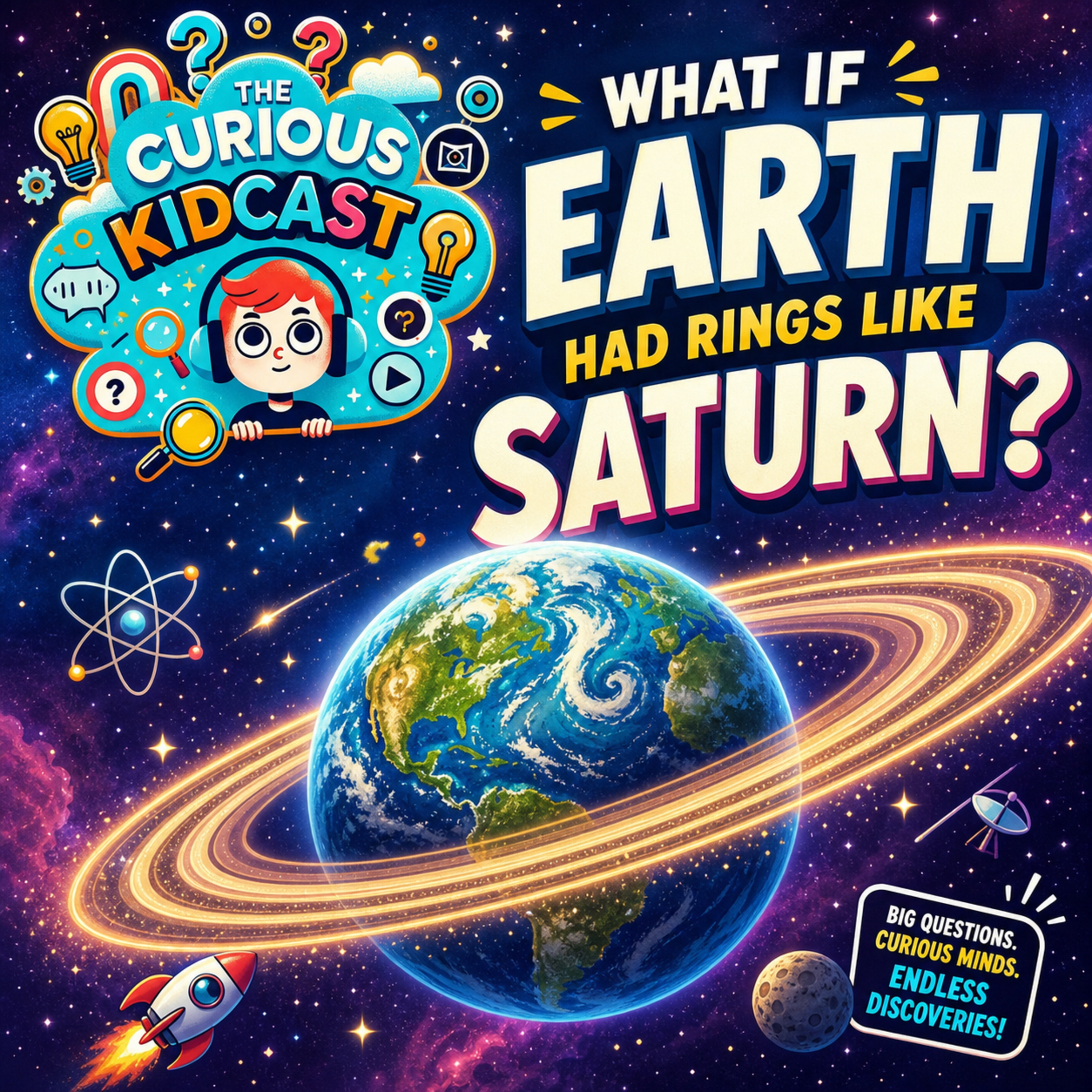 What if Earth had rings like Saturn? - The Curious Kidcast