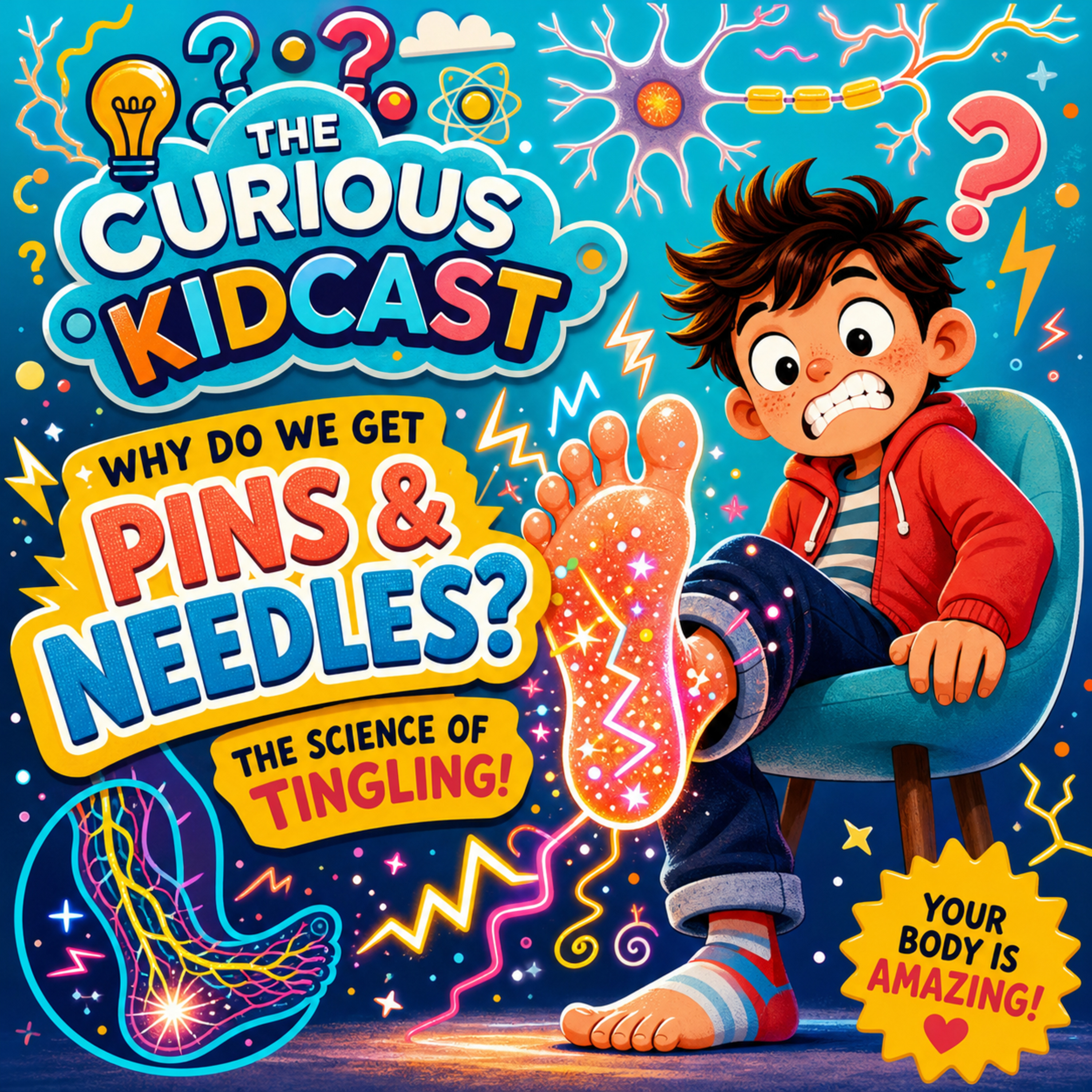 Why do we get pins and needles? - The Curious Kidcast