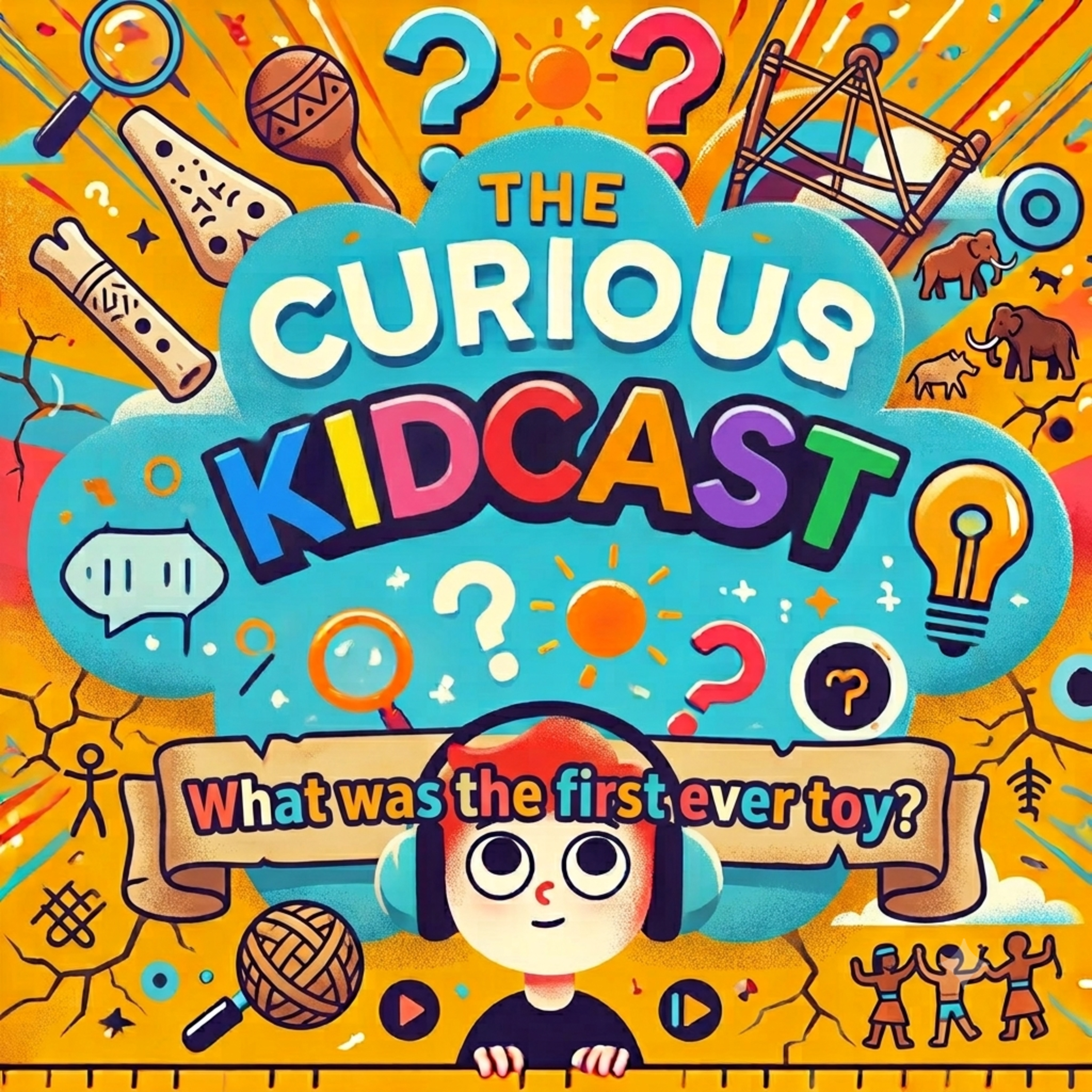 What was the first ever toy? episode artwork - The Curious Kidcast