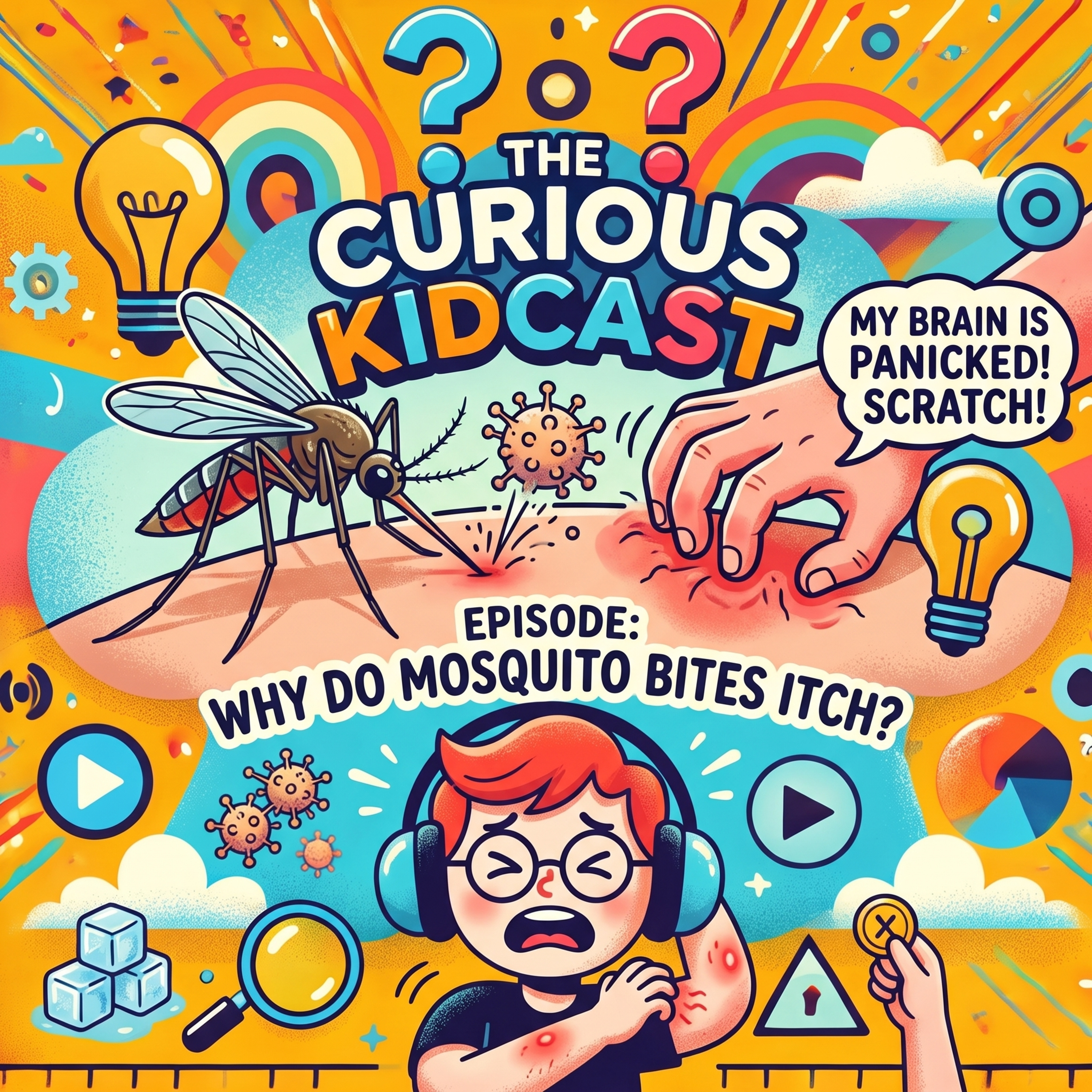 Why do Mosquito bites itch? episode artwork - The Curious Kidcast