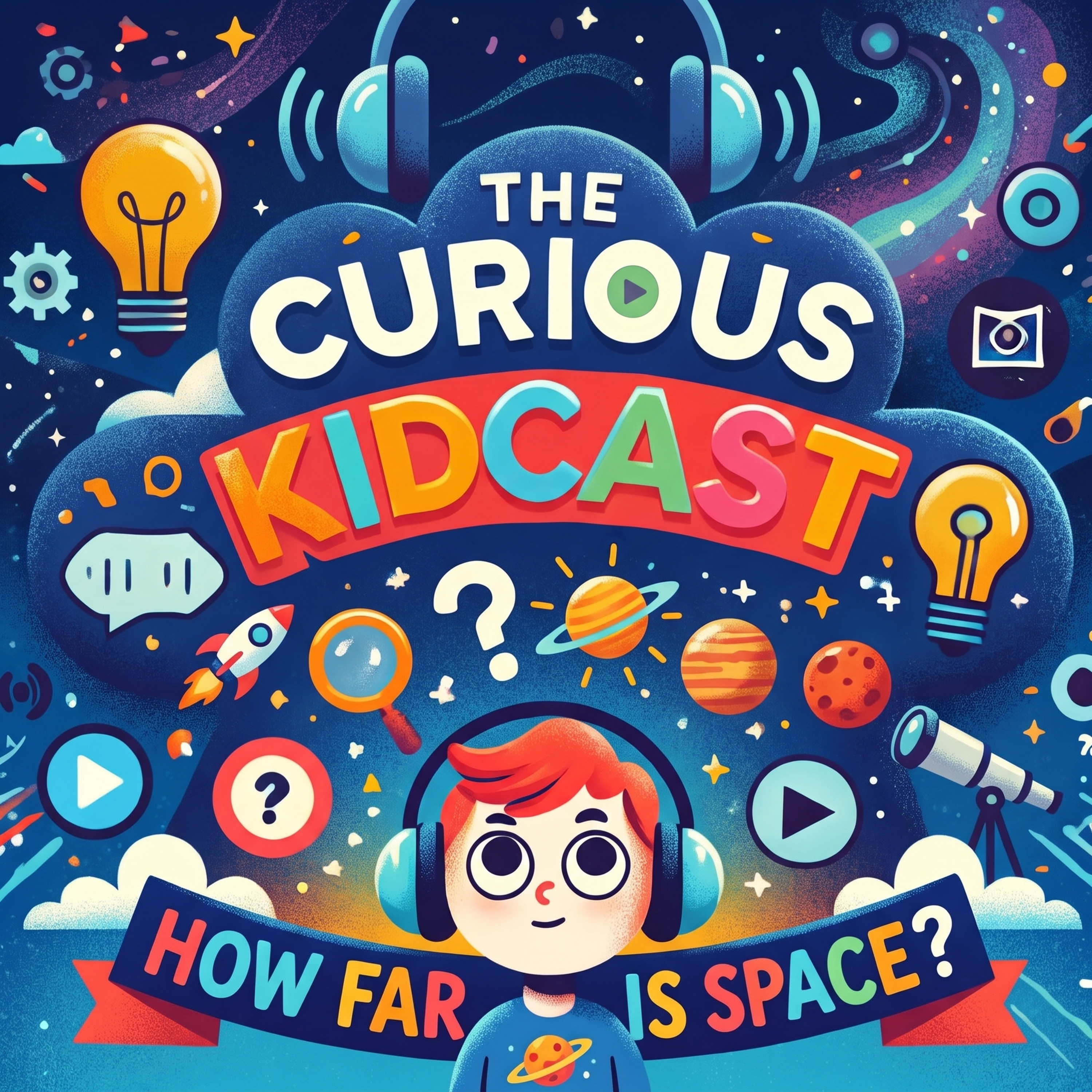 How far is Space? episode artwork - The Curious Kidcast