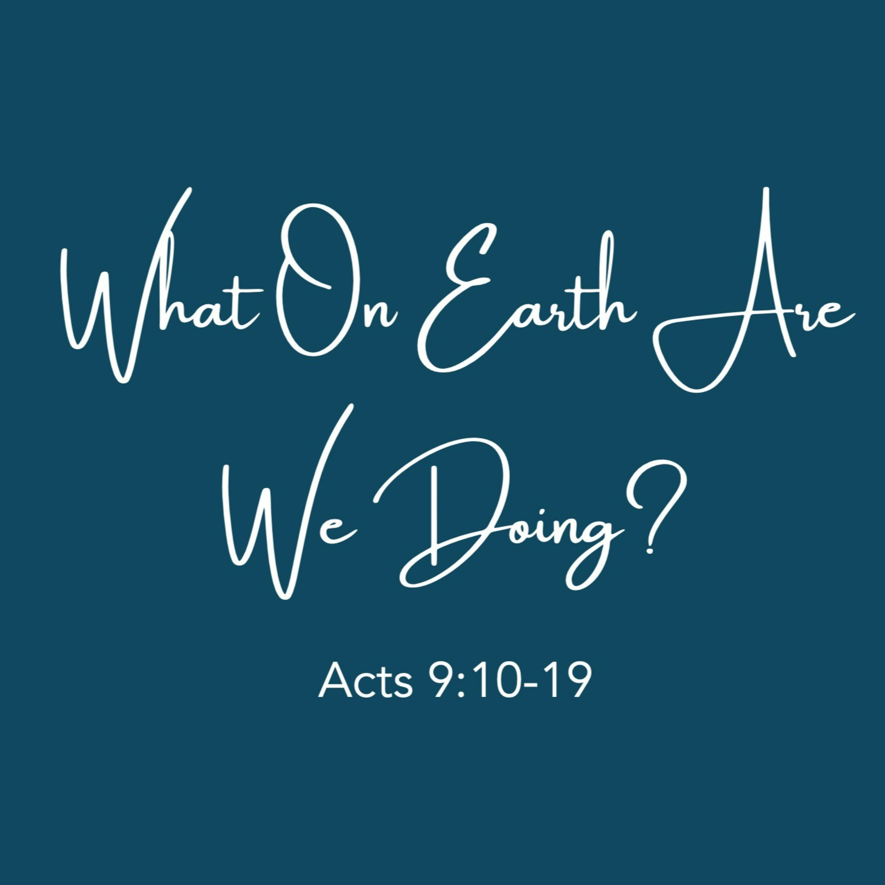 What On Earth are we doing? episode artwork