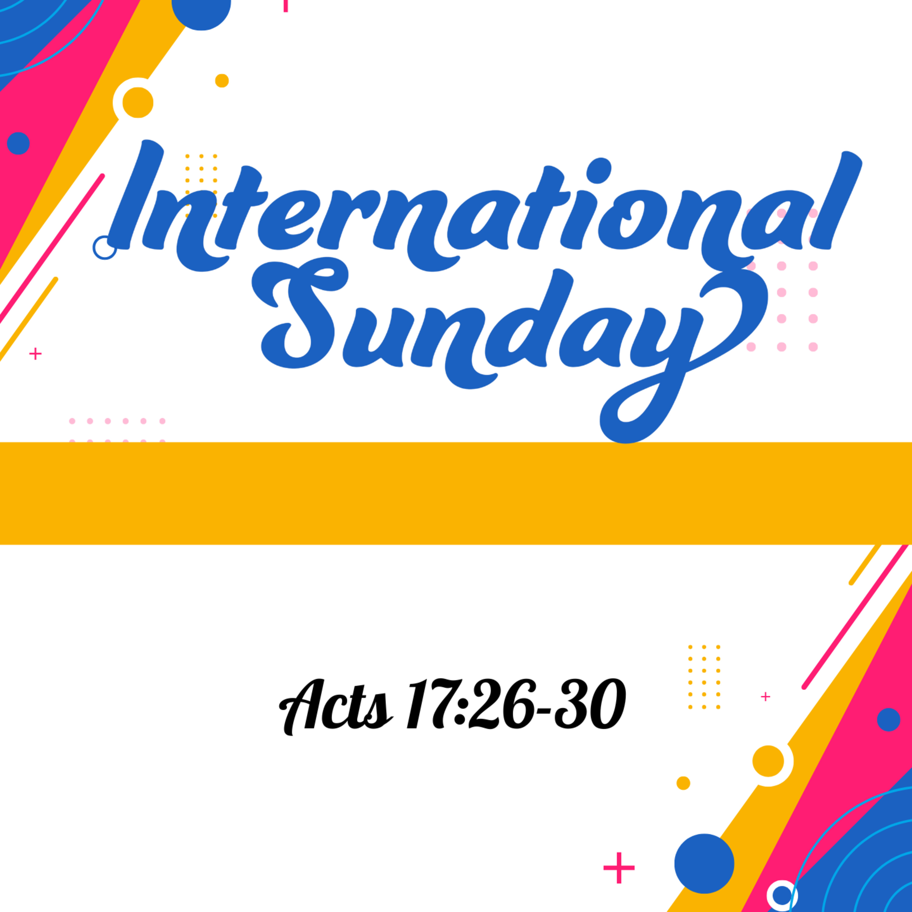 International Sunday 2026 episode artwork