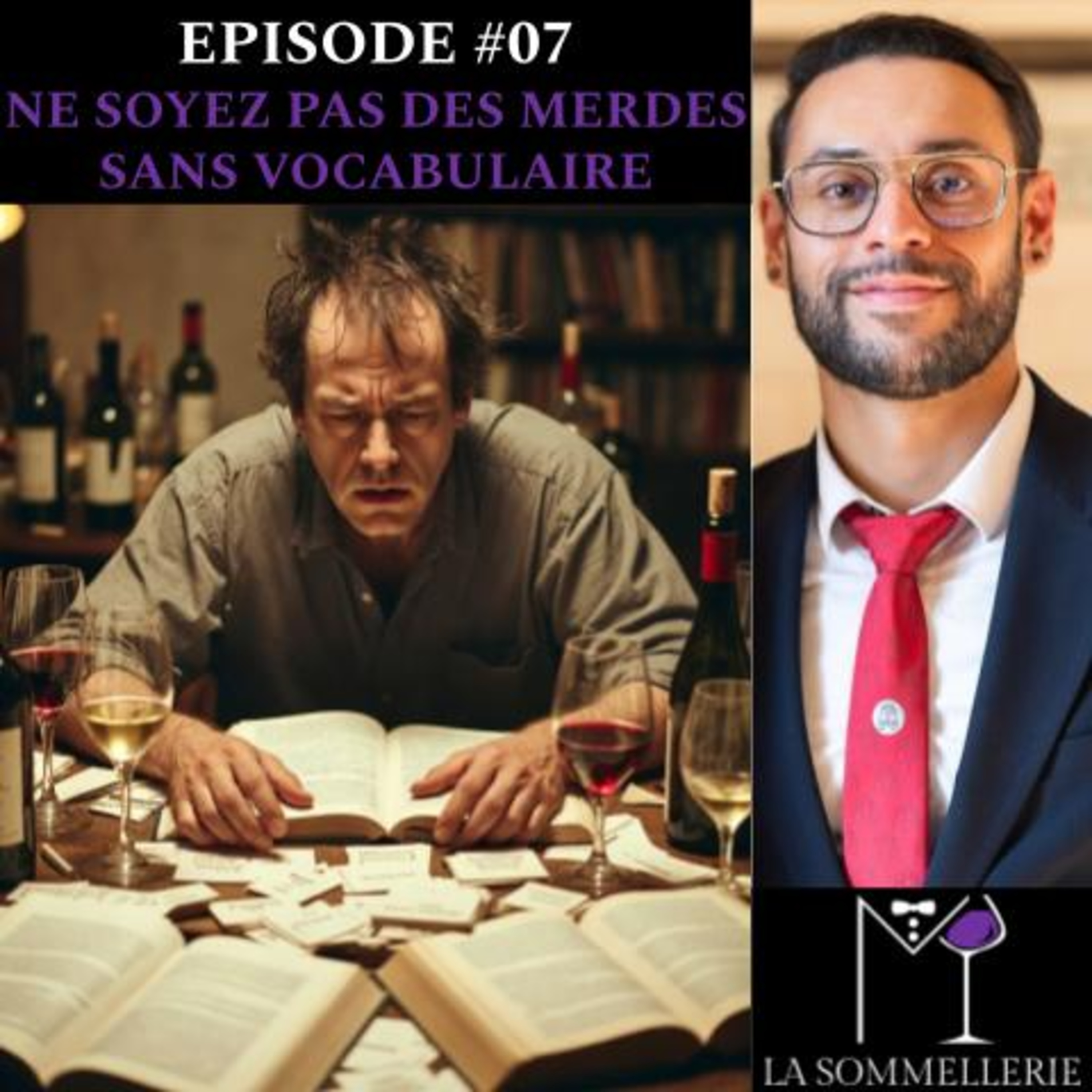 #07 NE SOYEZ PAS DES MERDES SANS VOCABULAIRE - M LA SOMMELLERIE episode artwork