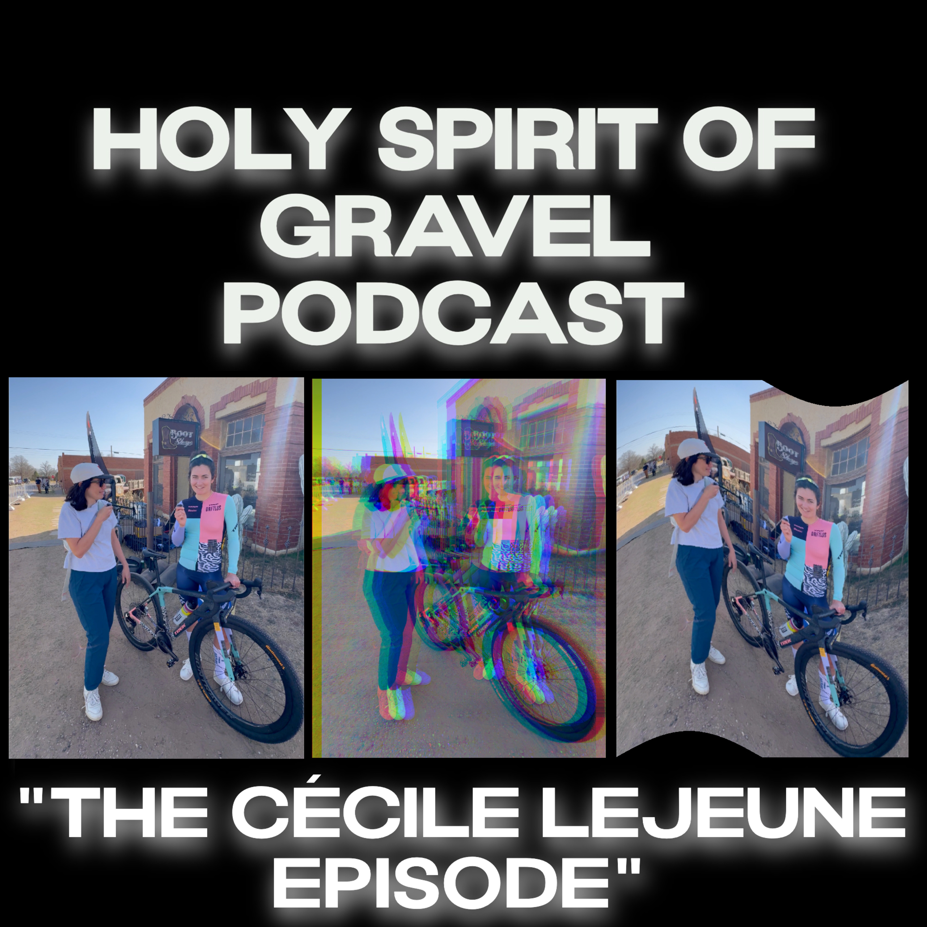 pro gravel racer Cécile Lejeune talks bra doping at Leadville, French words and TdFF vibe checks episode artwork