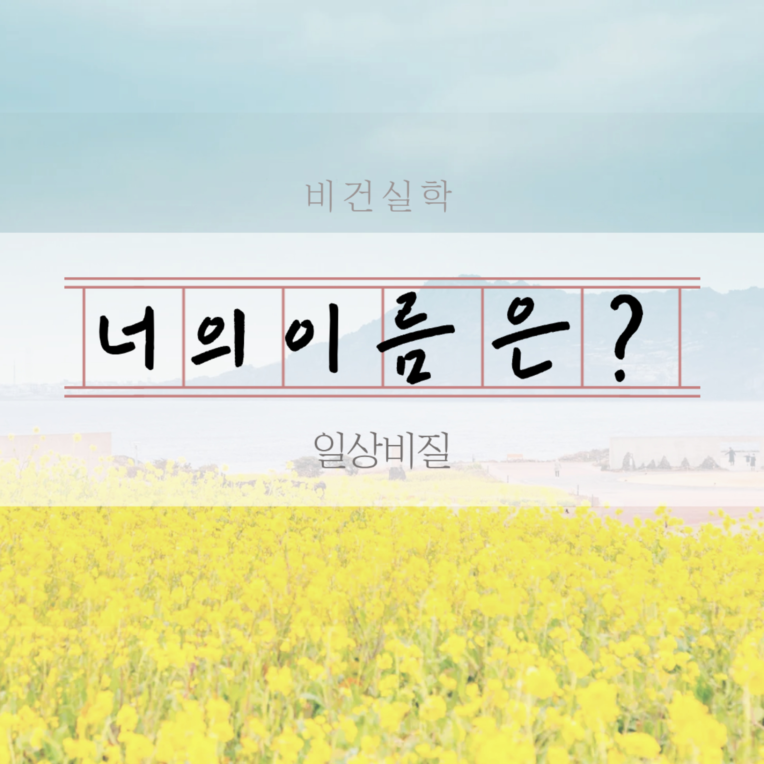 EP.73 너의 이름은? 일상비질 episode artwork