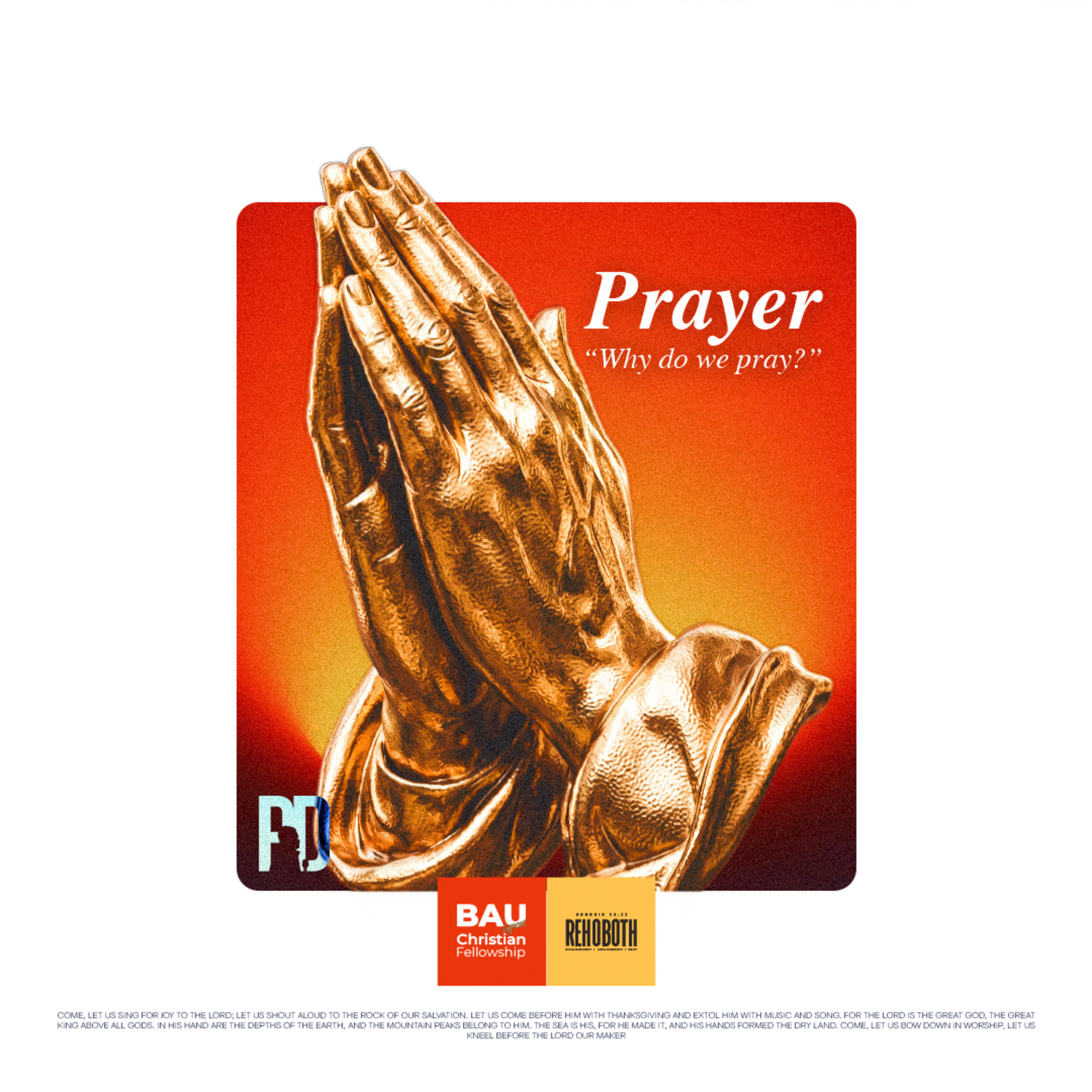 PRAYER: Why do we pray? || Pastor Desire