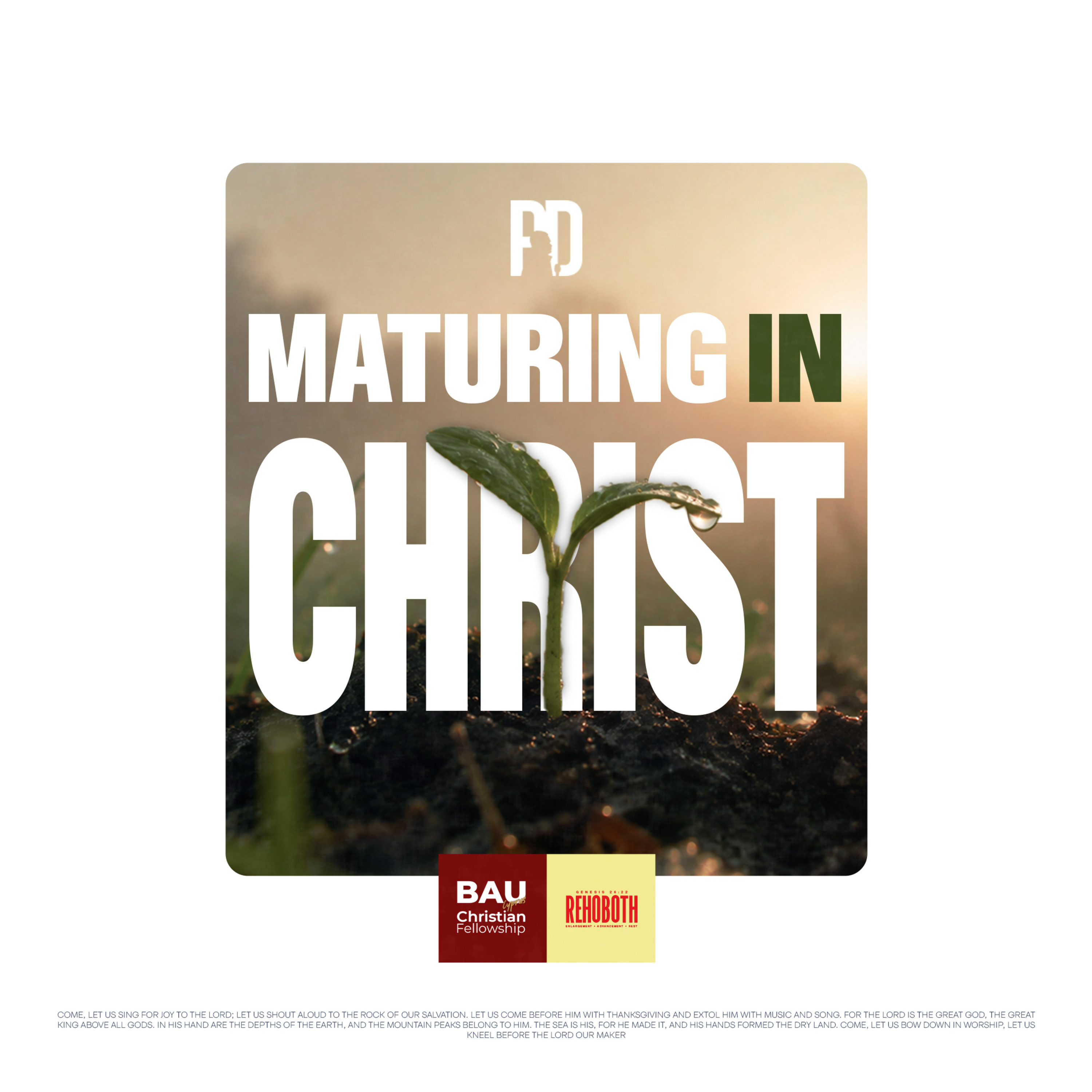 MATURING IN CHRIST || Pastor Desire