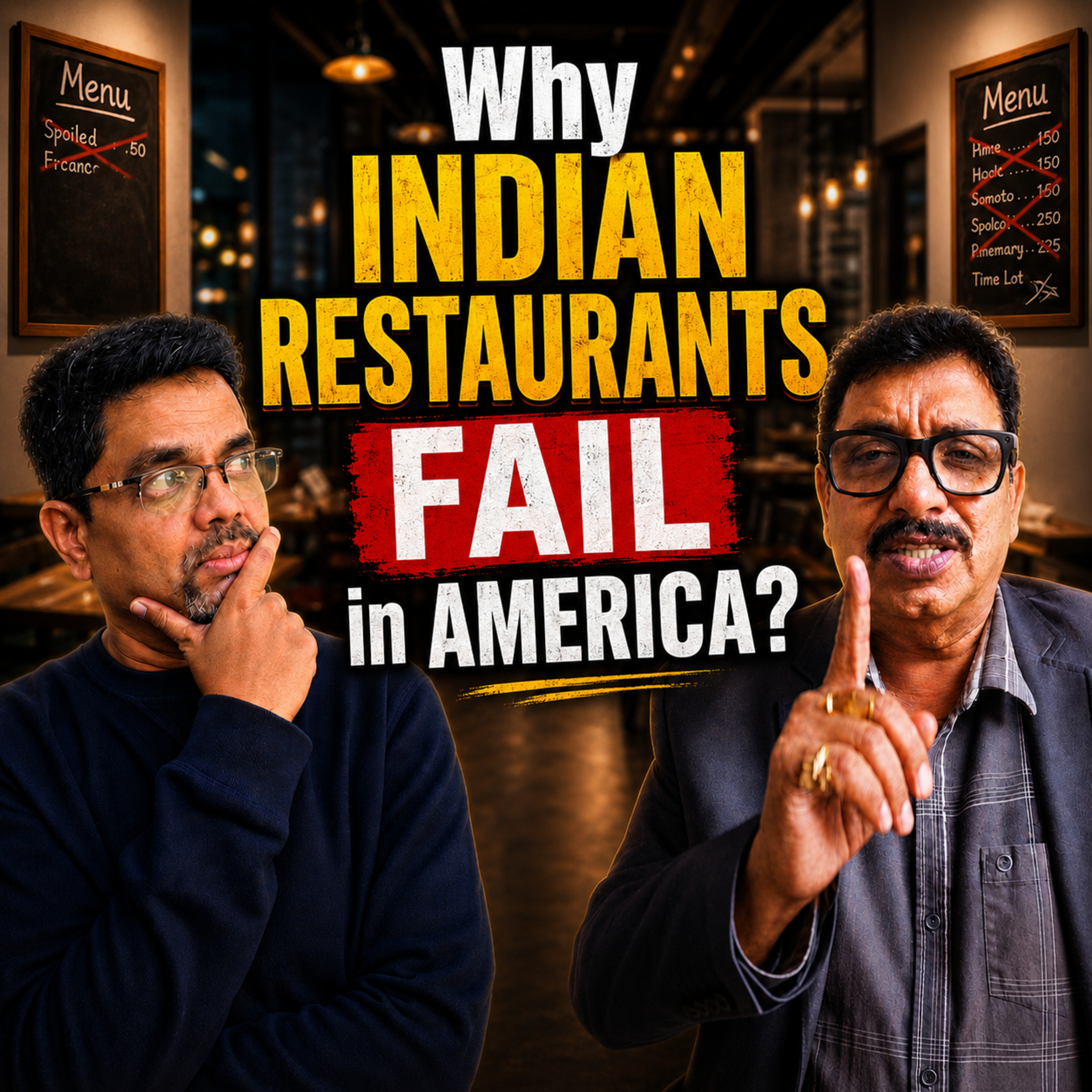 Why Indian Restaurants fail in America? episode artwork