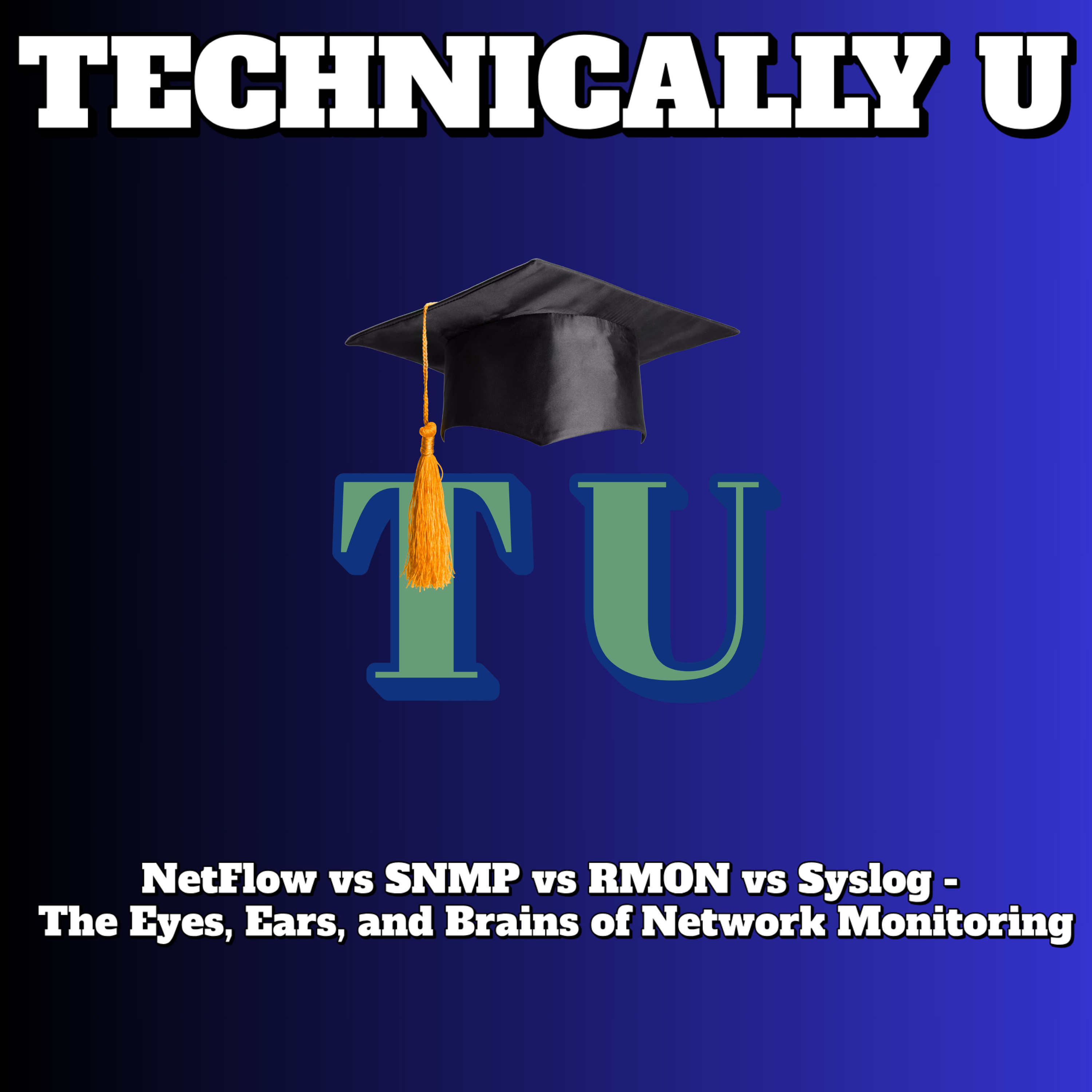 NetFlow vs SNMP vs RMON vs Syslog - The Eyes, Ears, and Brains of Network Monitoring episode artwork