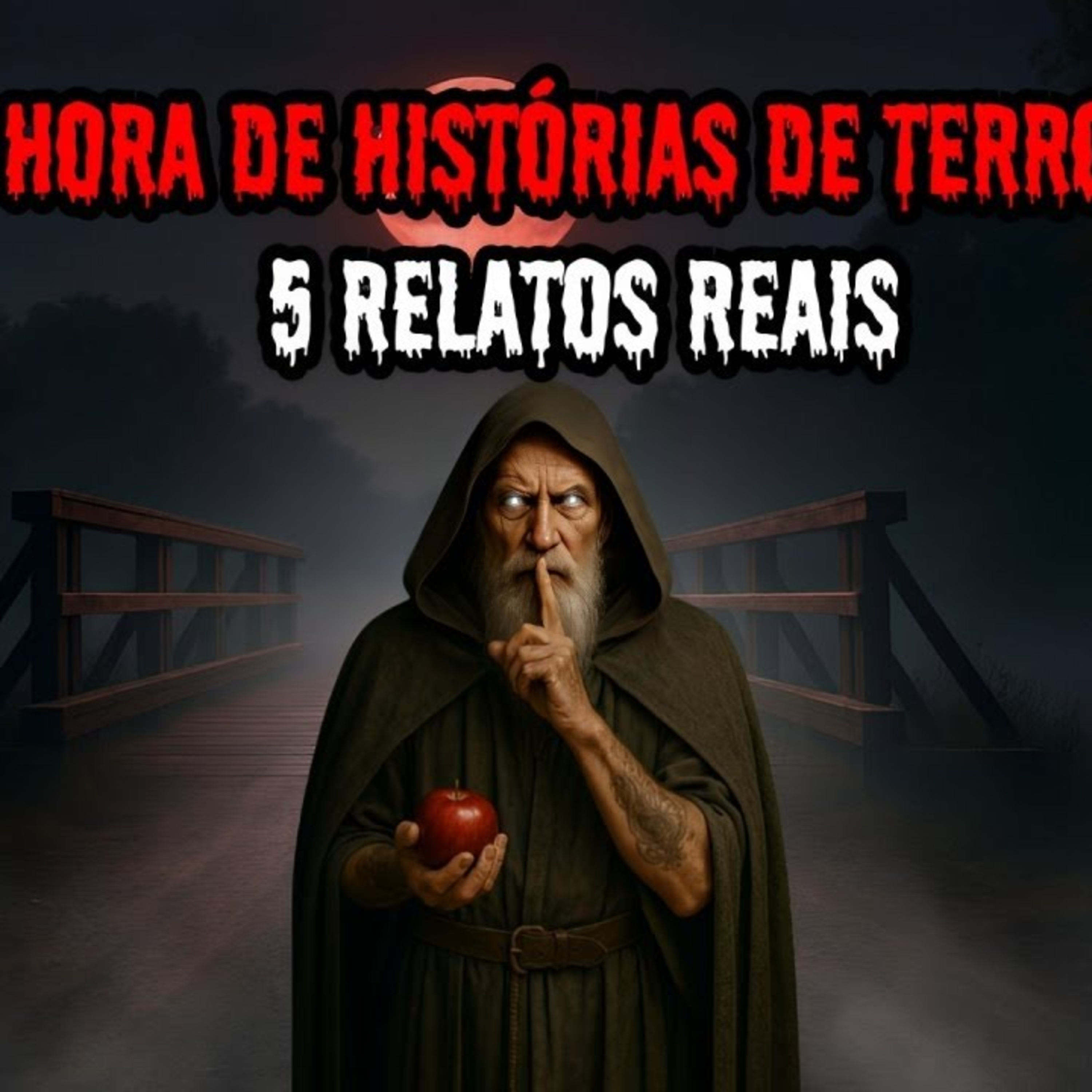 1 HORA DE TERROR - 6 RELATOS REAIS | EP.306 episode artwork