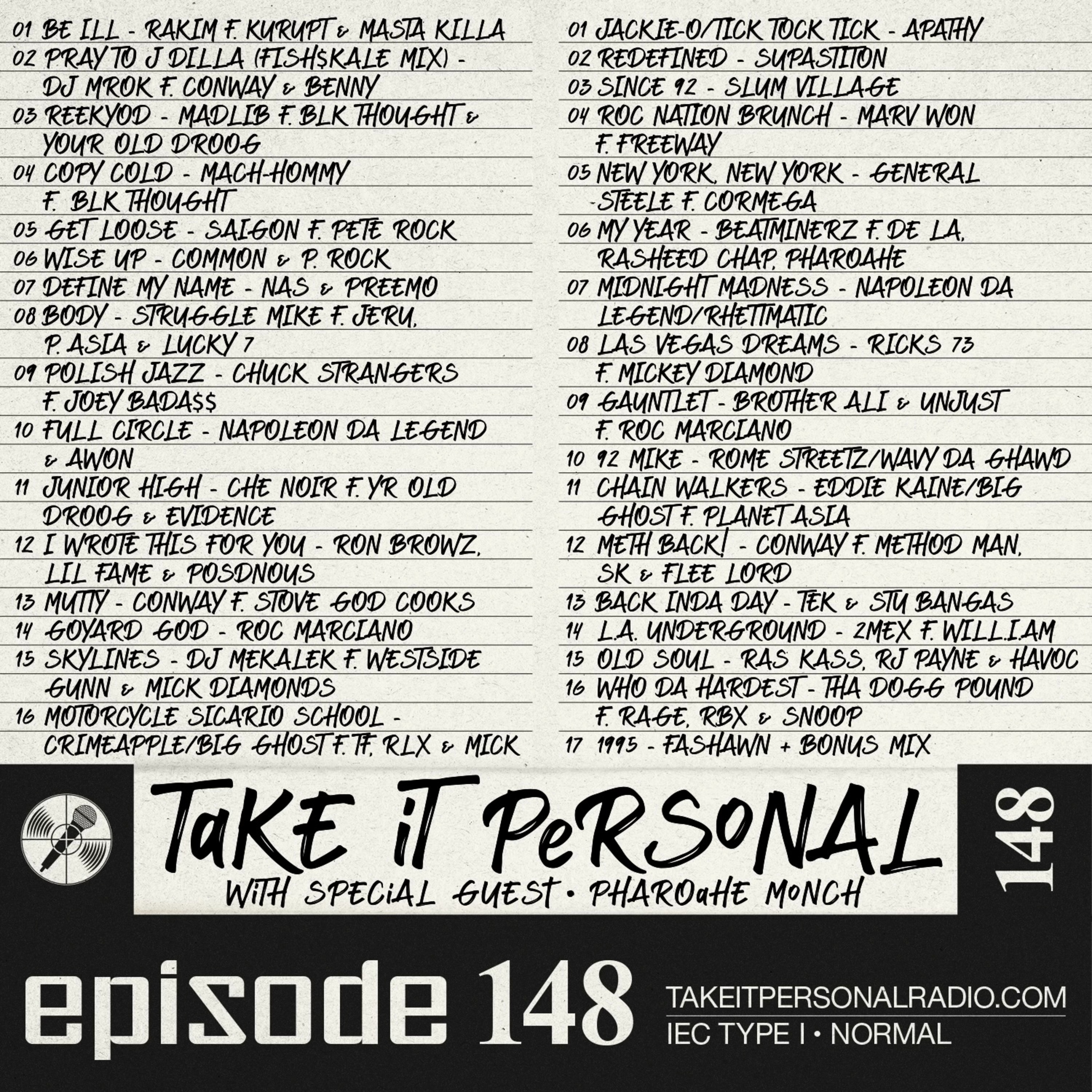 Take It Personal (Ep 148: Take It Down) with Pharoahe Monch episode artwork