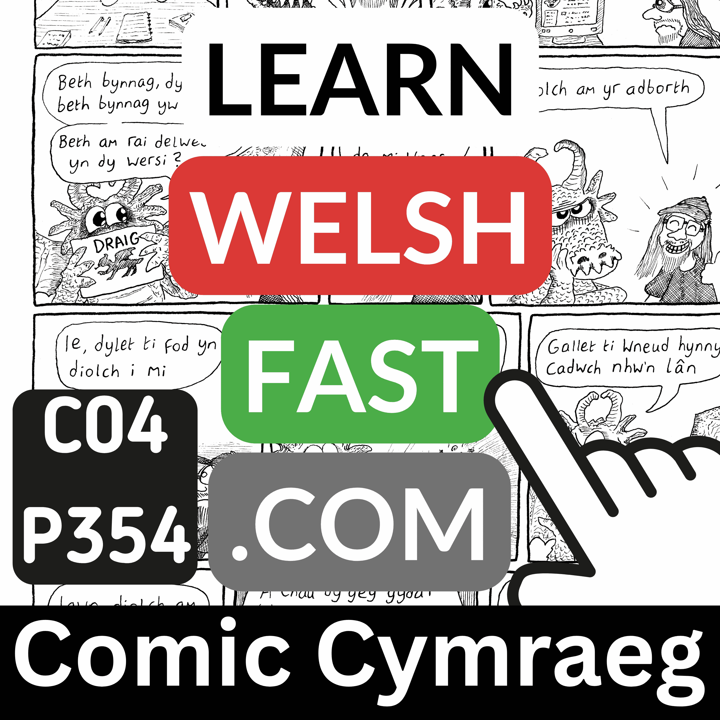 Learn Welsh Vocabulary: Comic Cymraeg (Welsh Comic) (Ep 354)