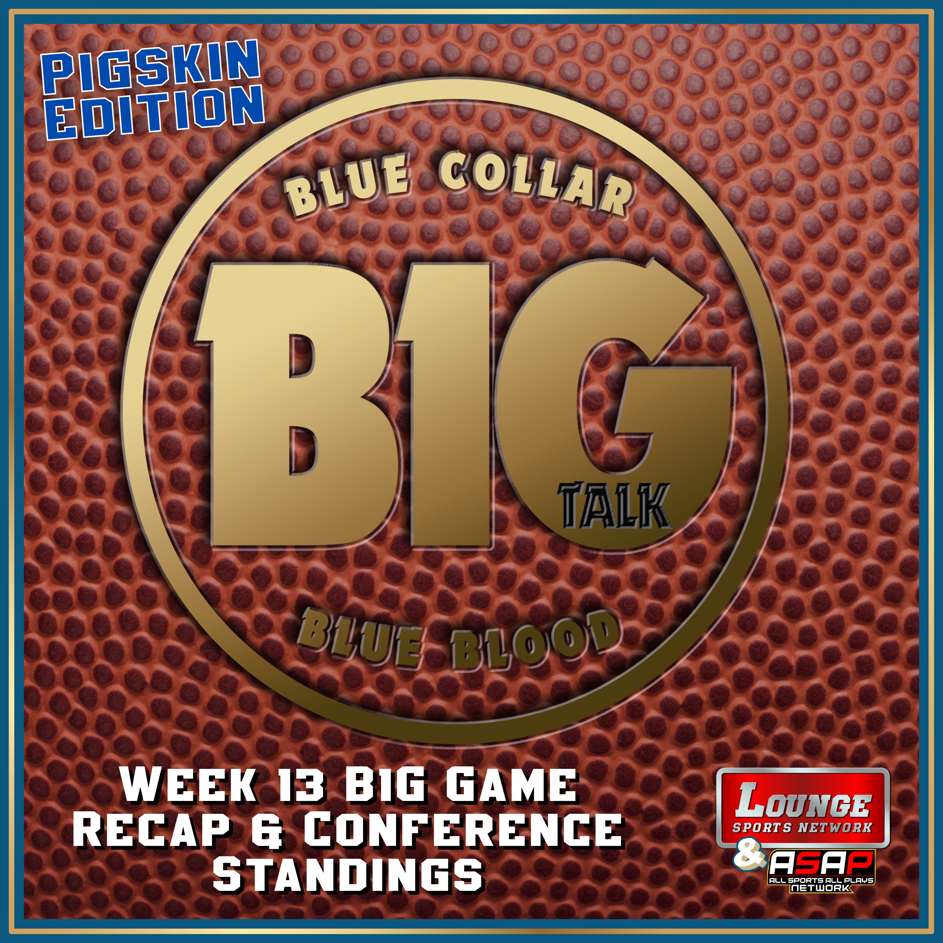 Pigskin: Week 13 B1G Game Recap & Conference Standings episode artwork