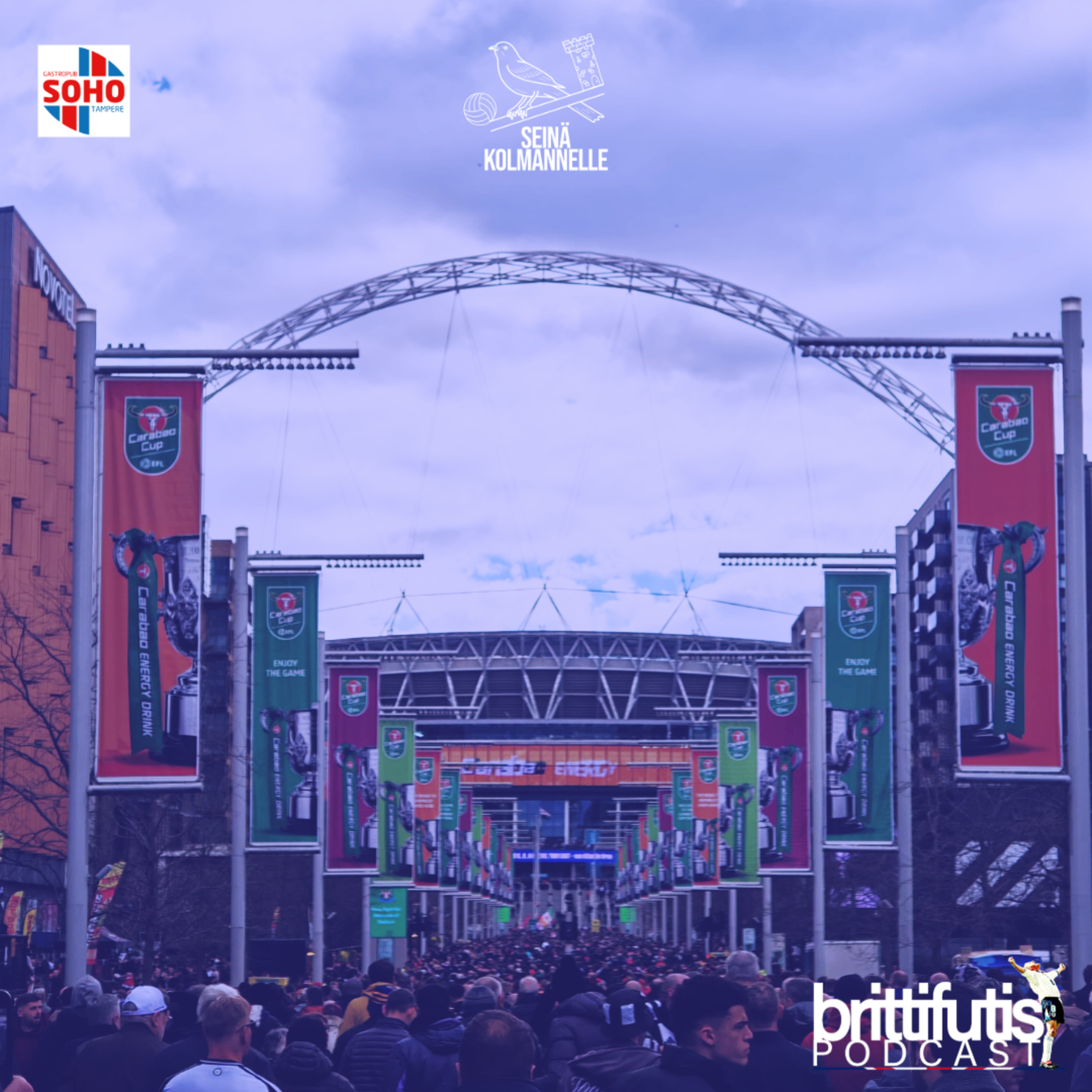 Brittifutispodcast: Newcastlen Wembley-voitto episode artwork