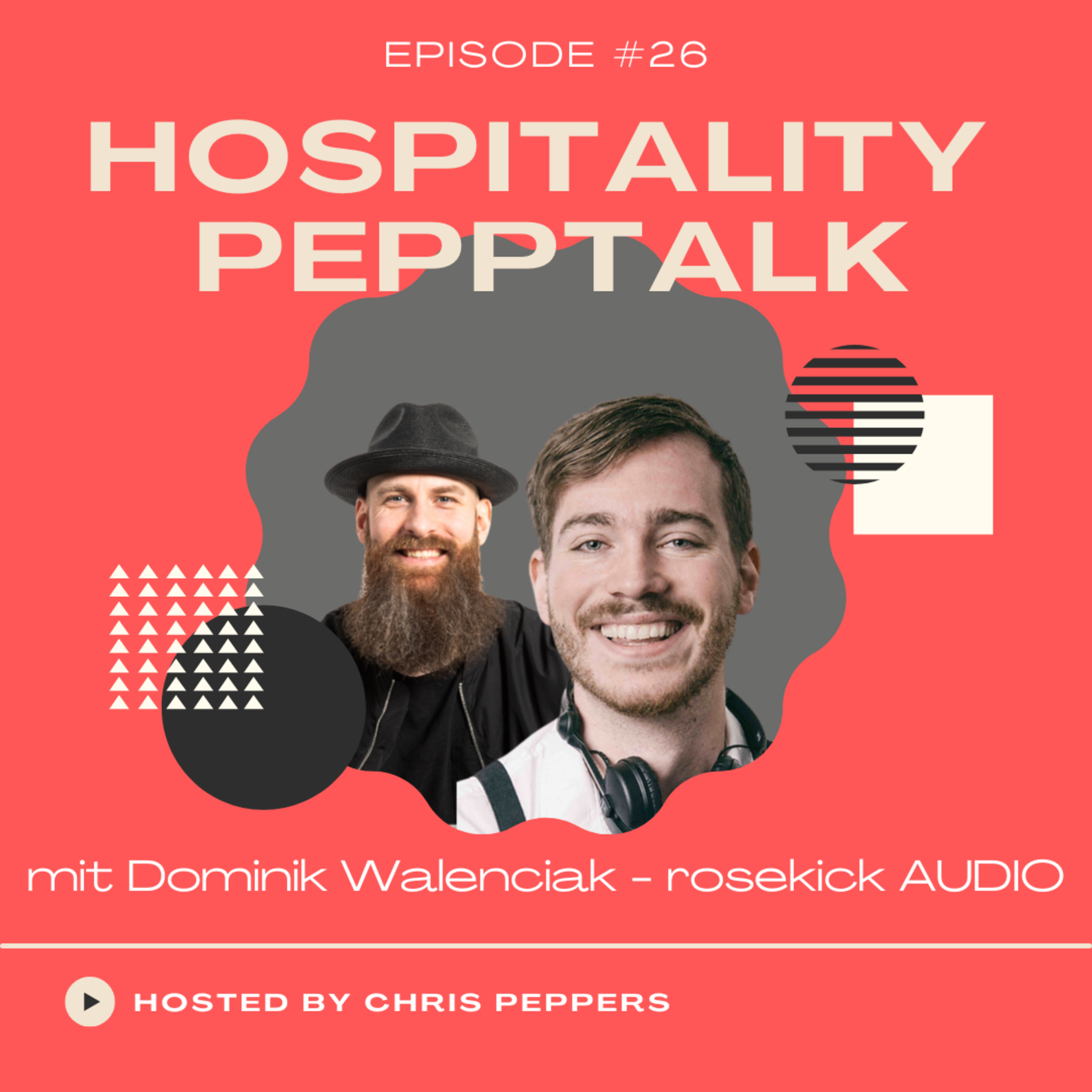 Cover Hospitality PeppTalk Folge 26: Von der Lobby bis zur Toniebox: Soundkonzepte für die Hotellerie