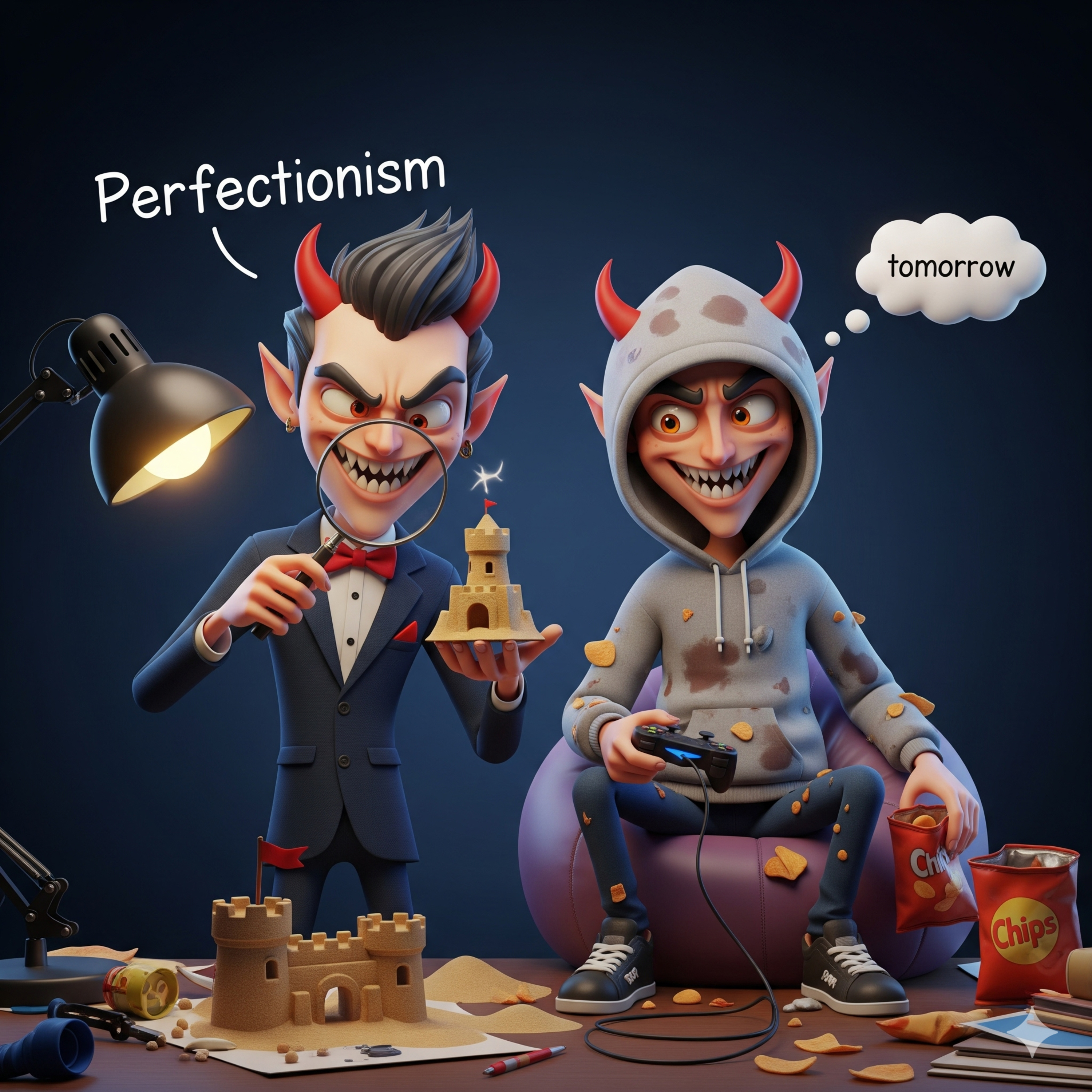 The Evil Twins of Productivity: Perfectionism & Procrastination episode artwork