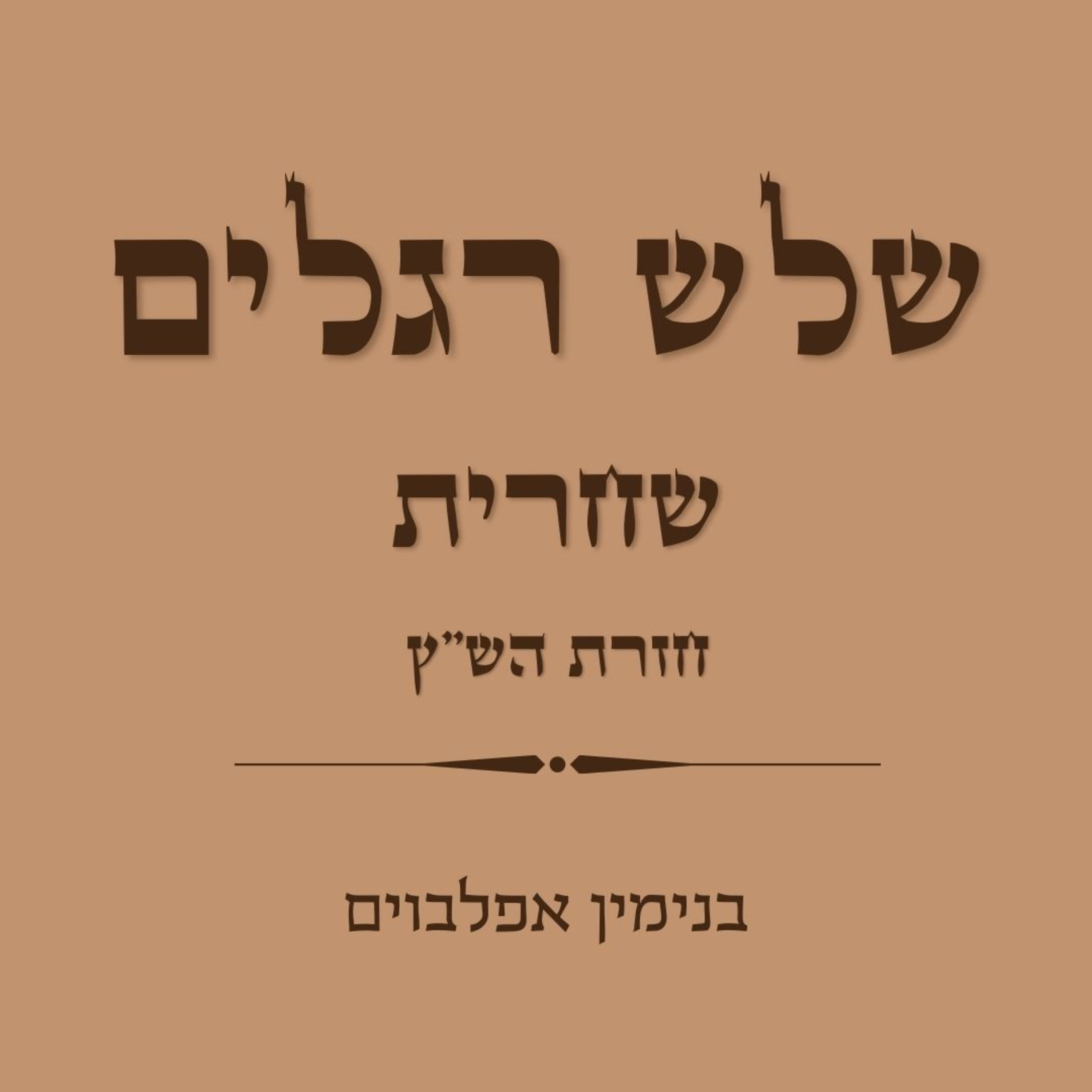 שחרית שלש רגלים חלק 2 (חזרת הש"ץ) - Shacharit Shalosh Regalim part 2 (Chazarat Hashatz episode artwork