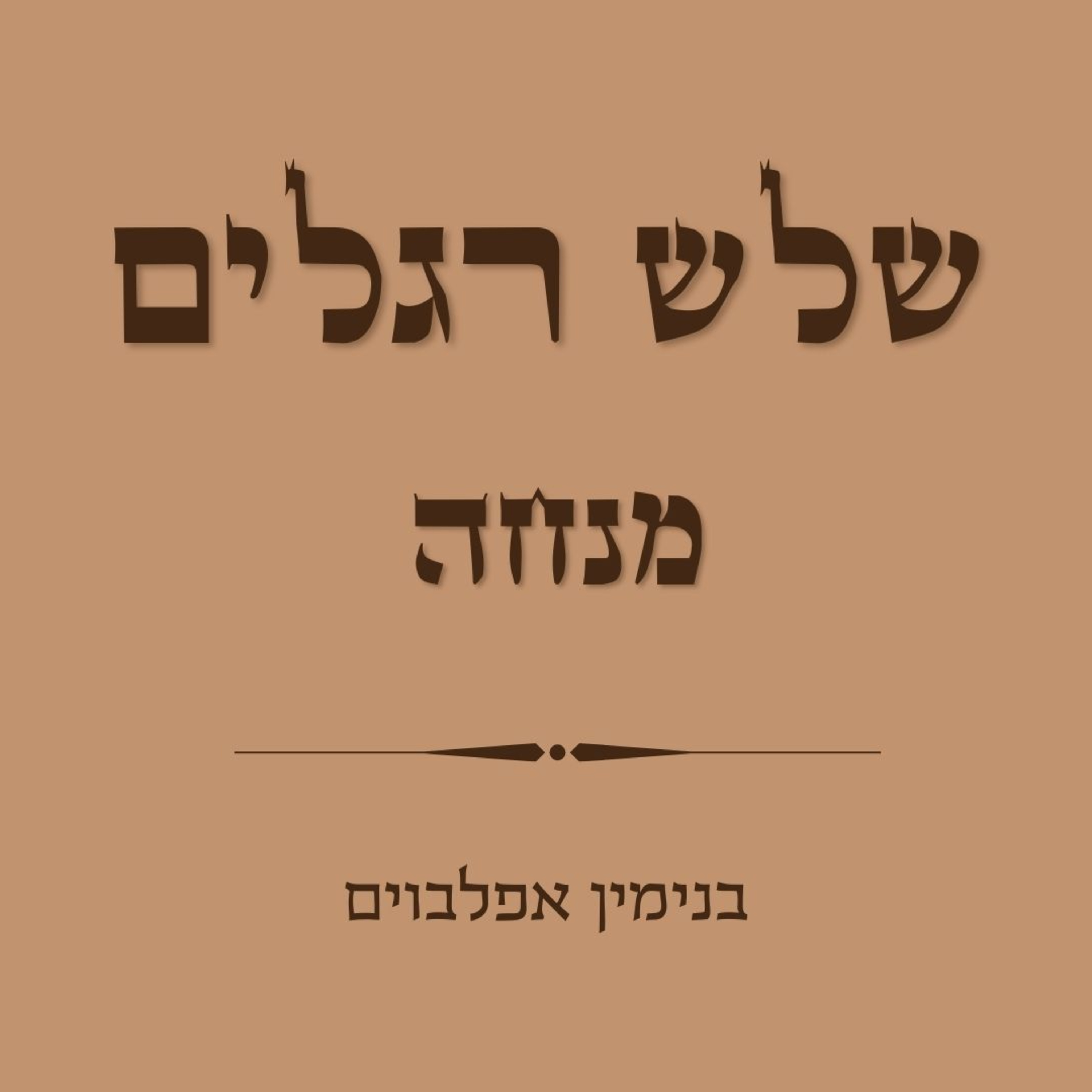 מנחה לשלש רגלים - Shalosh Regalim Mincha episode artwork