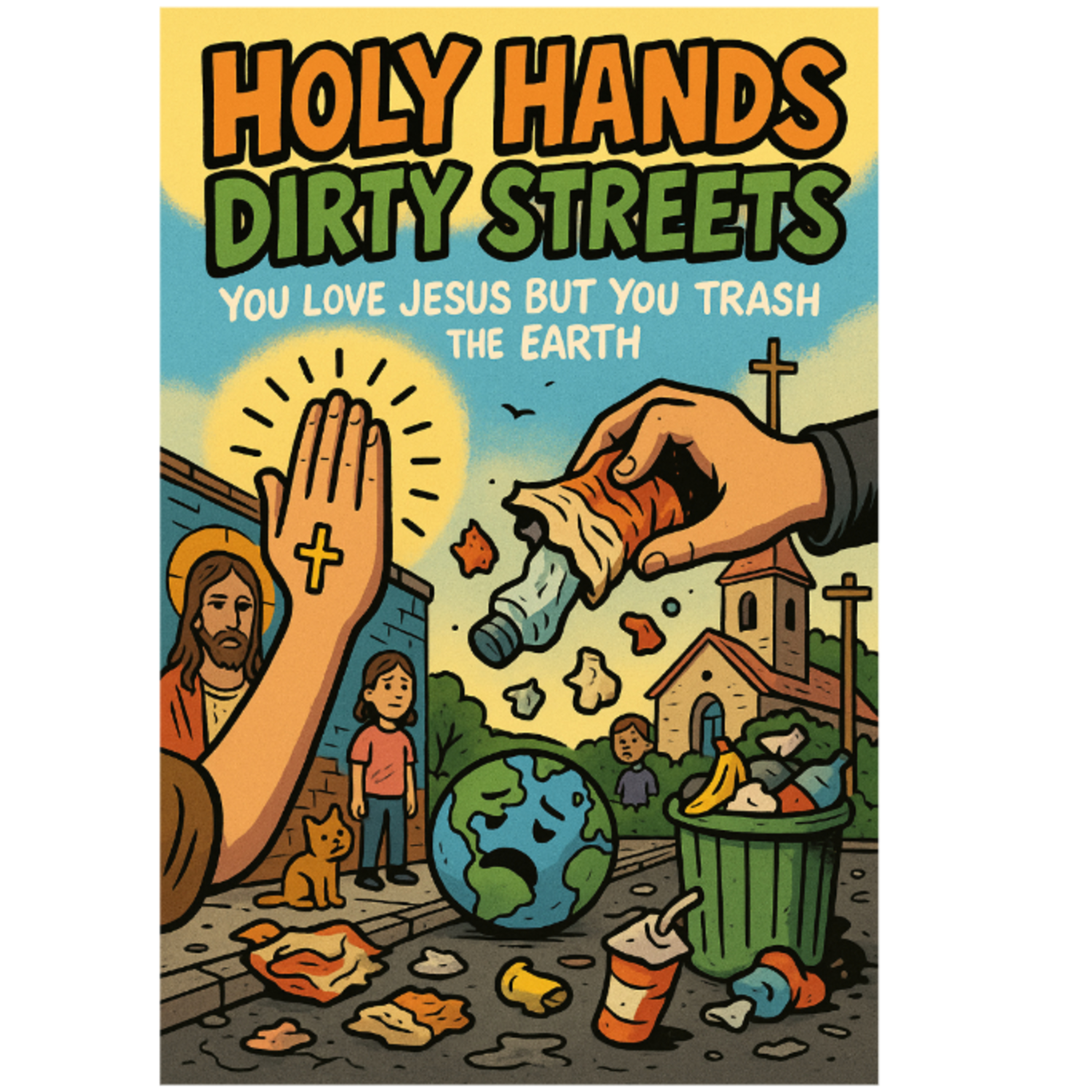 Holy hands, dirty streets: you love Jesus but trash the earth. episode artwork
