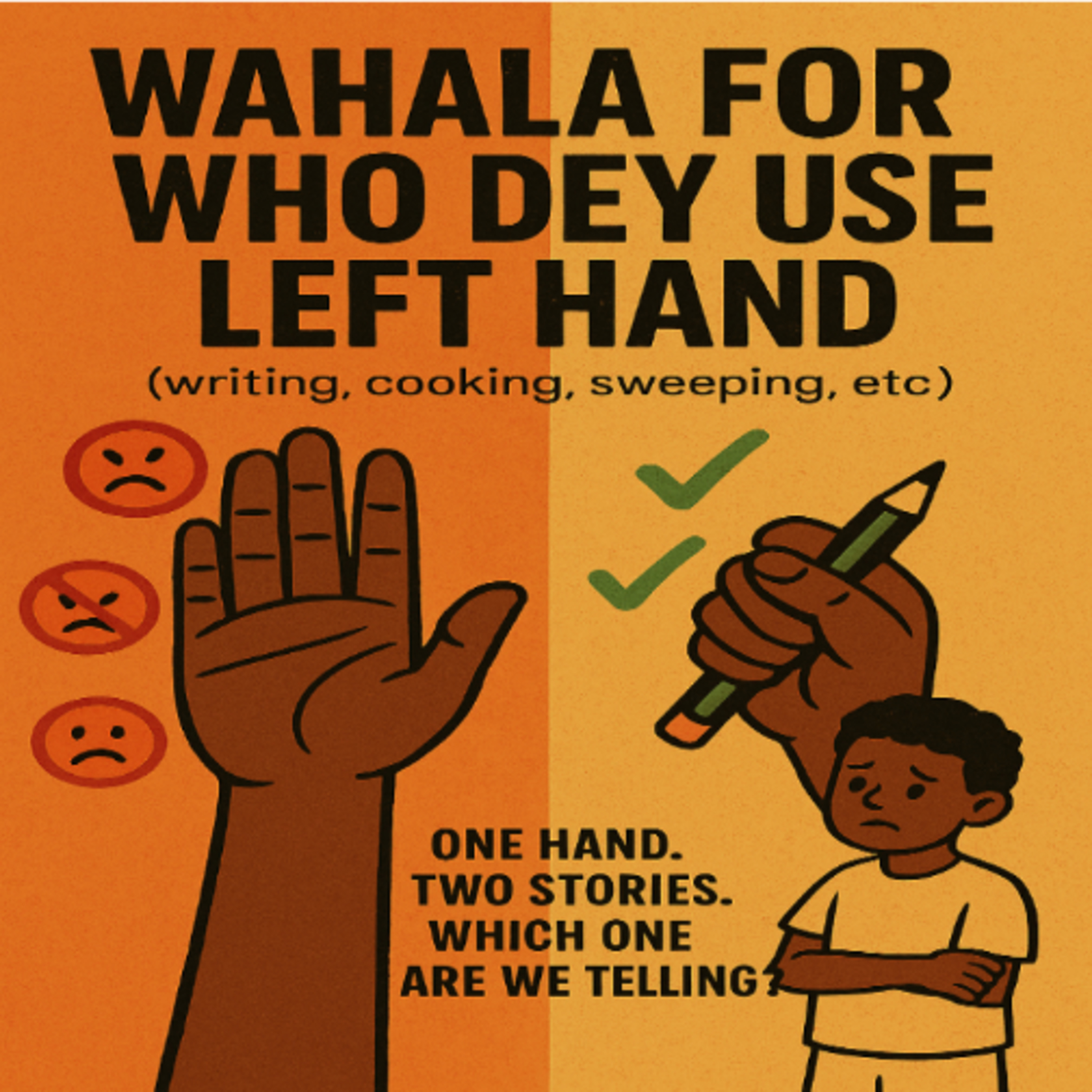 Wahala for who dey use left hand. episode artwork