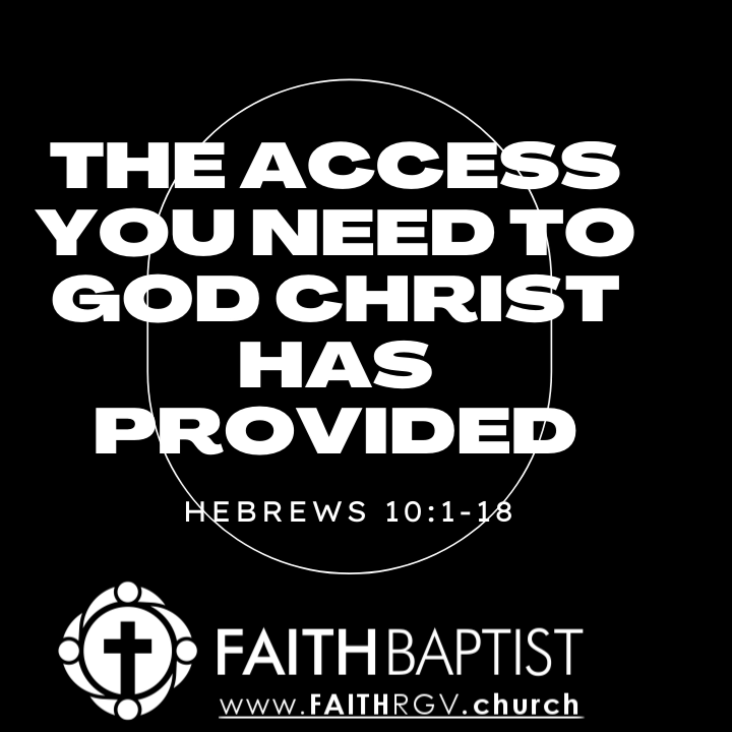 The Access you Need to God Christ Has Provided - Hebrews 10:1-18 episode artwork