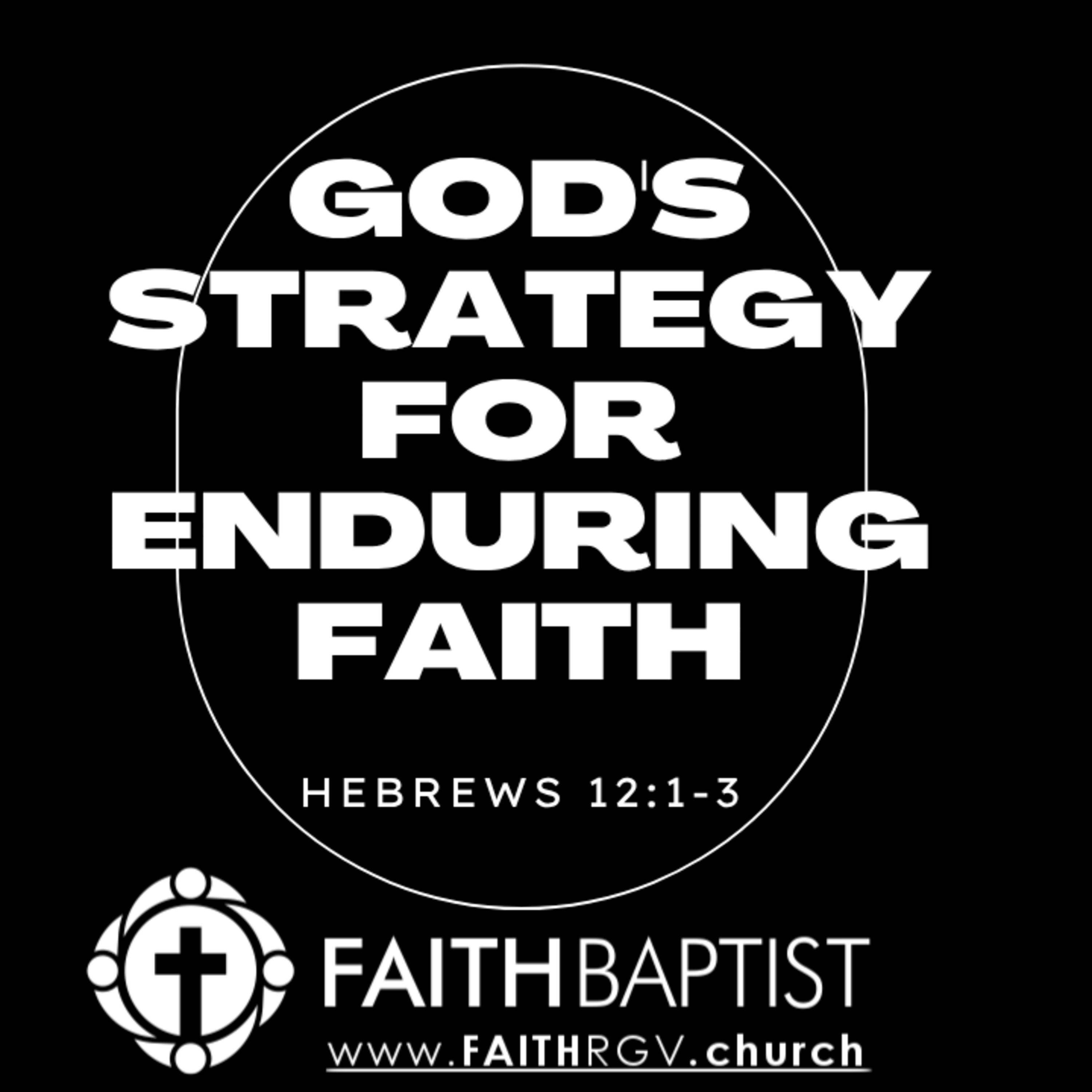 God's Strategy for Enduring Faith - Hebrews 12:1-3 episode artwork