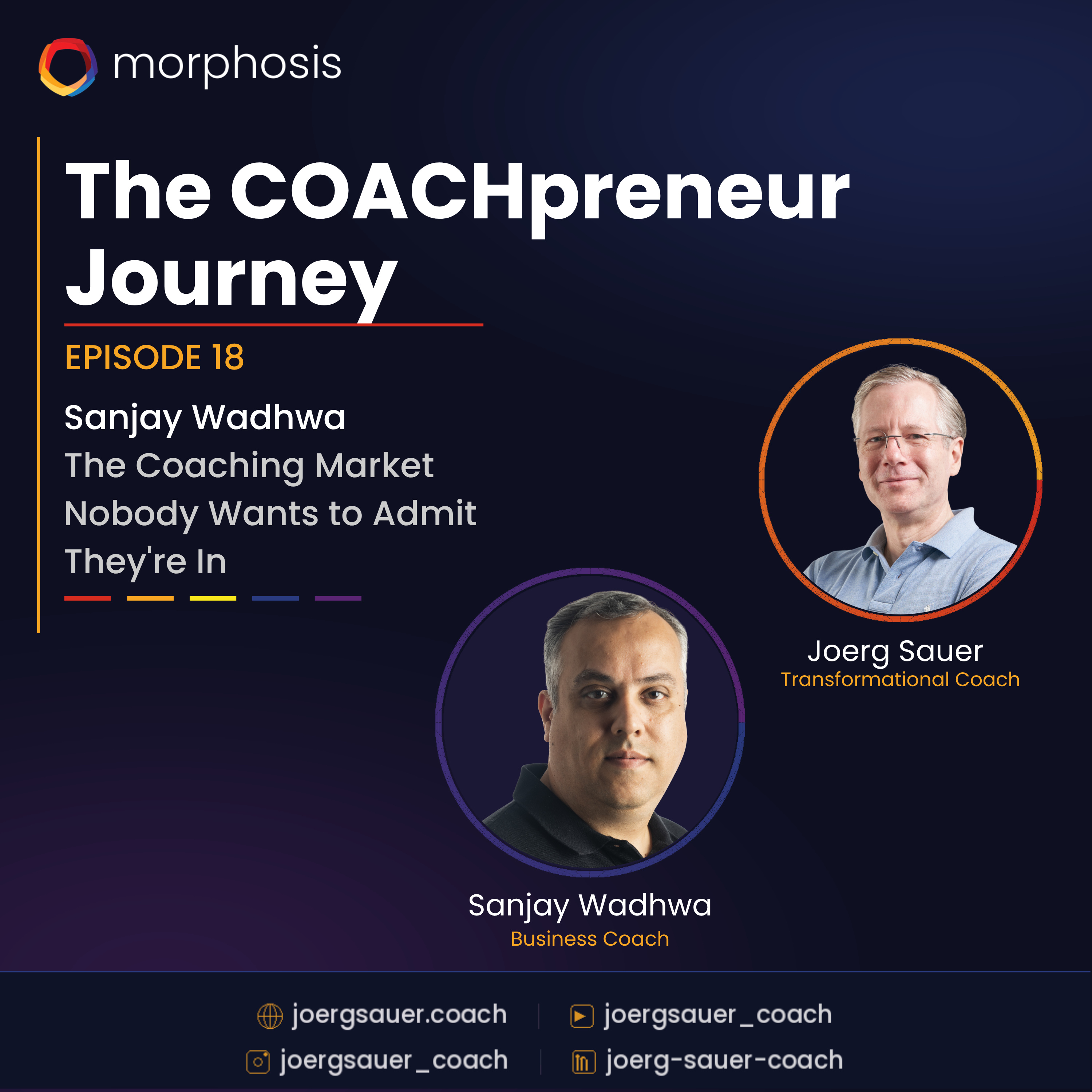 The Coaching Market Nobody Admits They’re In | Sanjay Wadhwa | The COACHpreneur Journey #18
