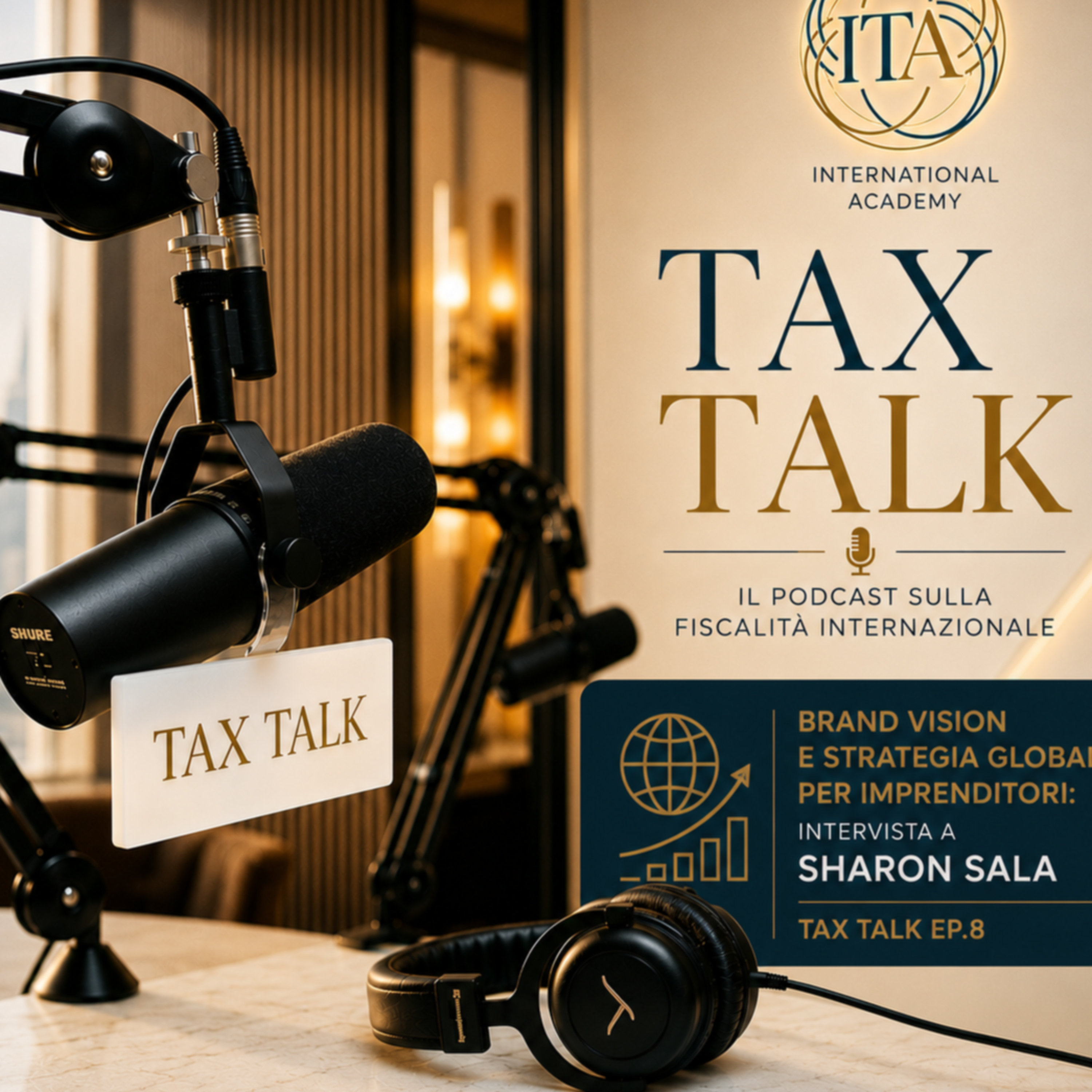 Brand vision e strategia globale per imprenditori: intervista a Sharon Sala | Tax Talk Ep.8 episode artwork