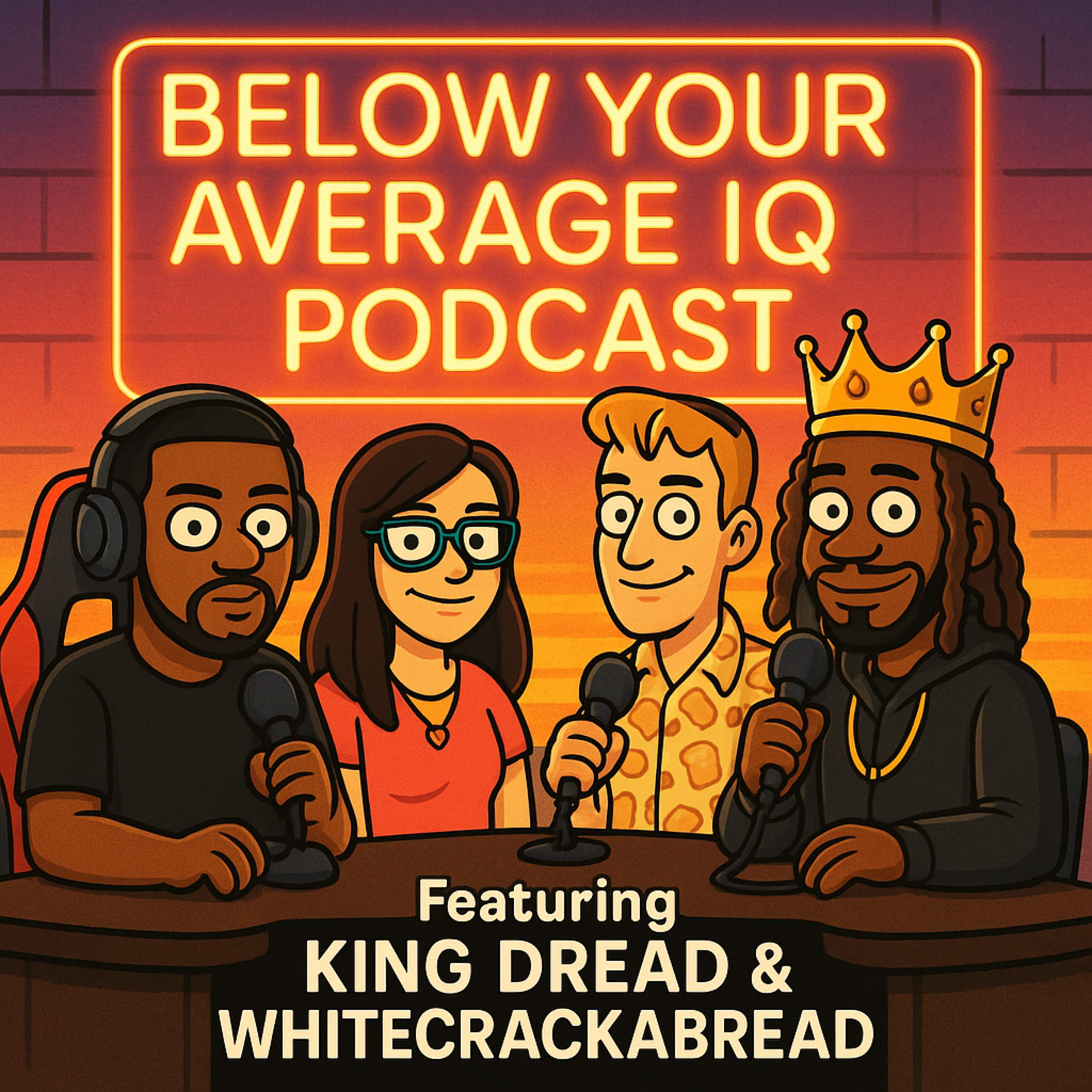 Below Your Average IQ Podcast Unfiltered. Unhinged. Unapologetically Funny.