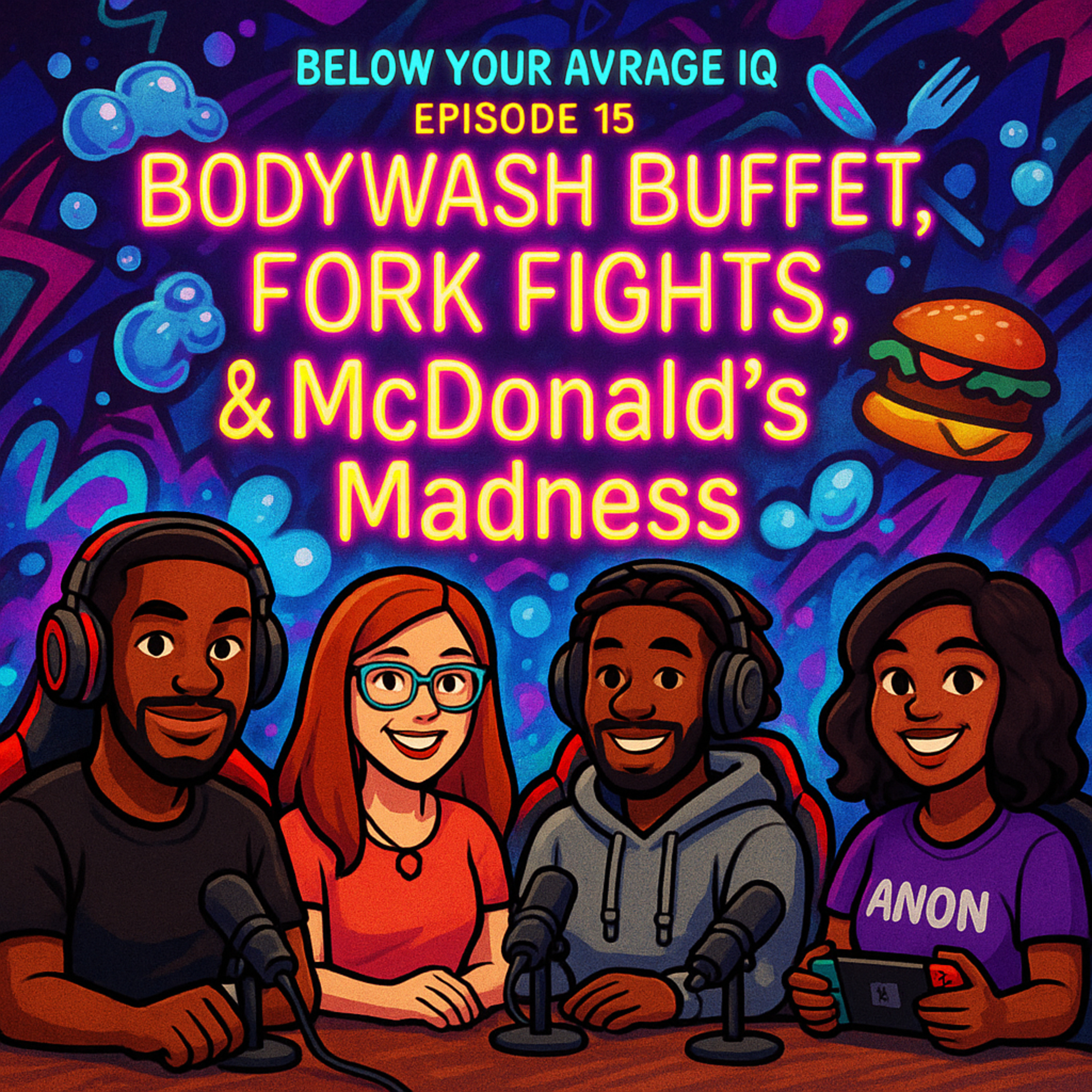 Below Your Average IQ Podcast Unfiltered. Unhinged. Unapologetically Funny.