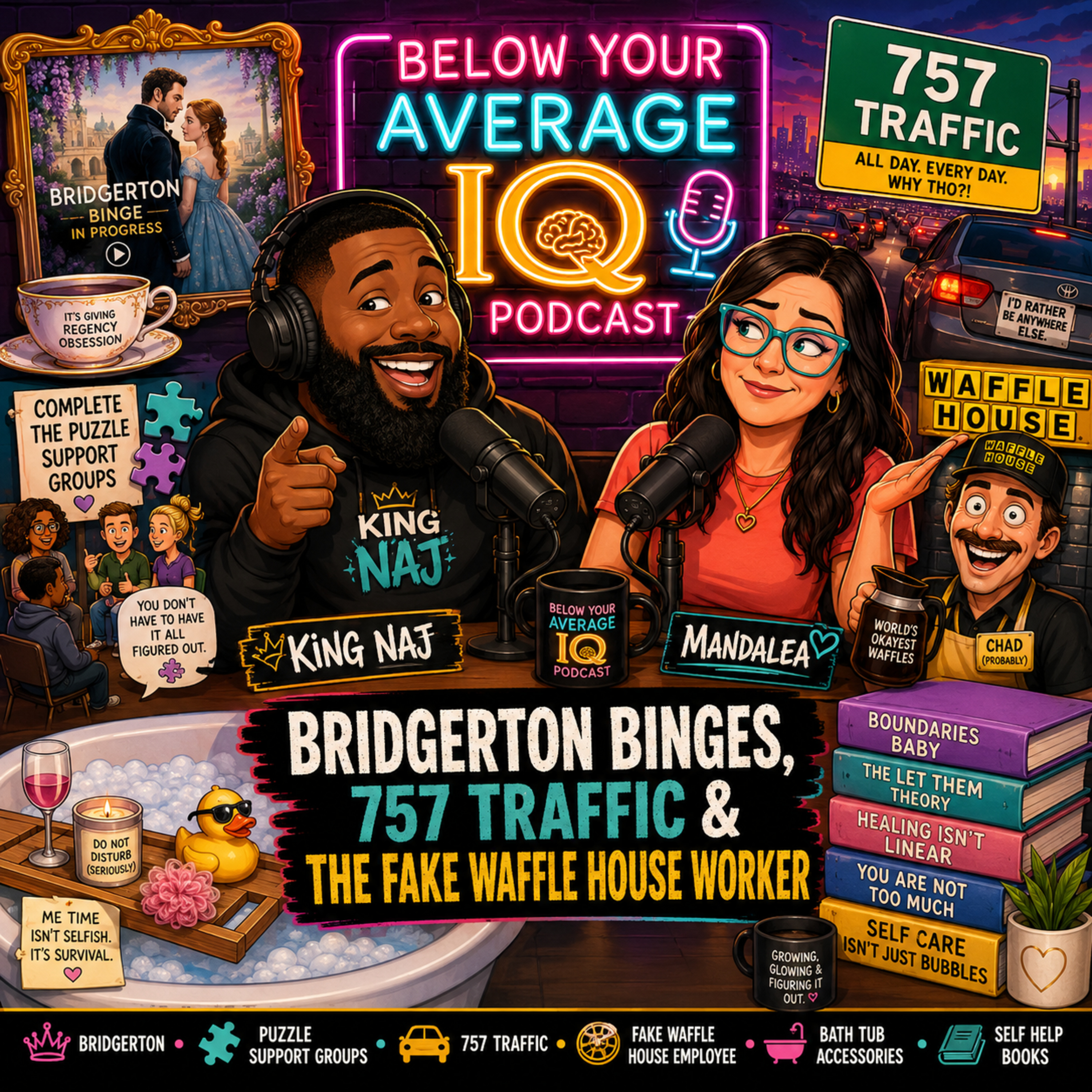 Bridgerton Binges, 757 Traffic & The Fake Waffle House Worker episode artwork