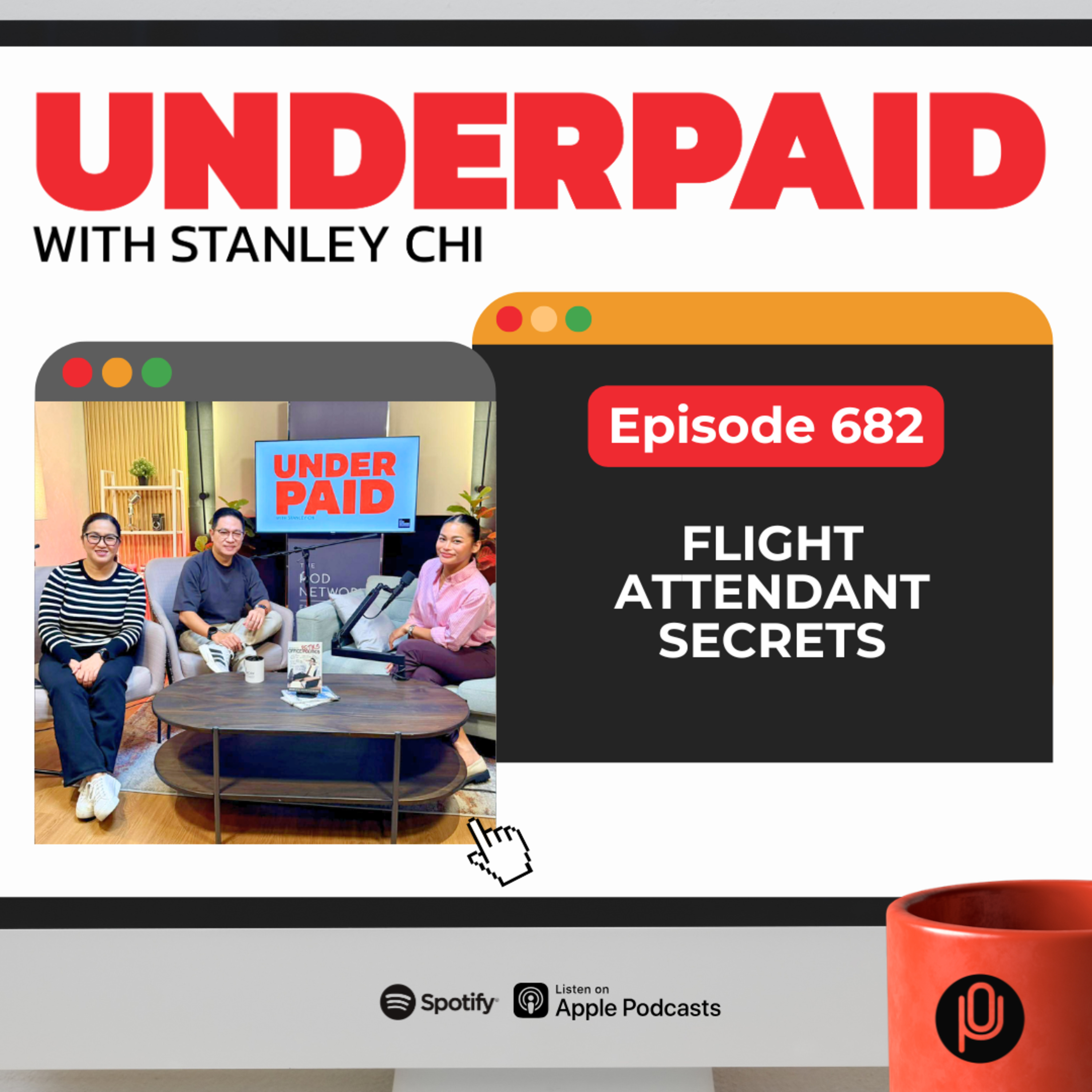 Episode 682: Flight Attendant Secrets episode artwork