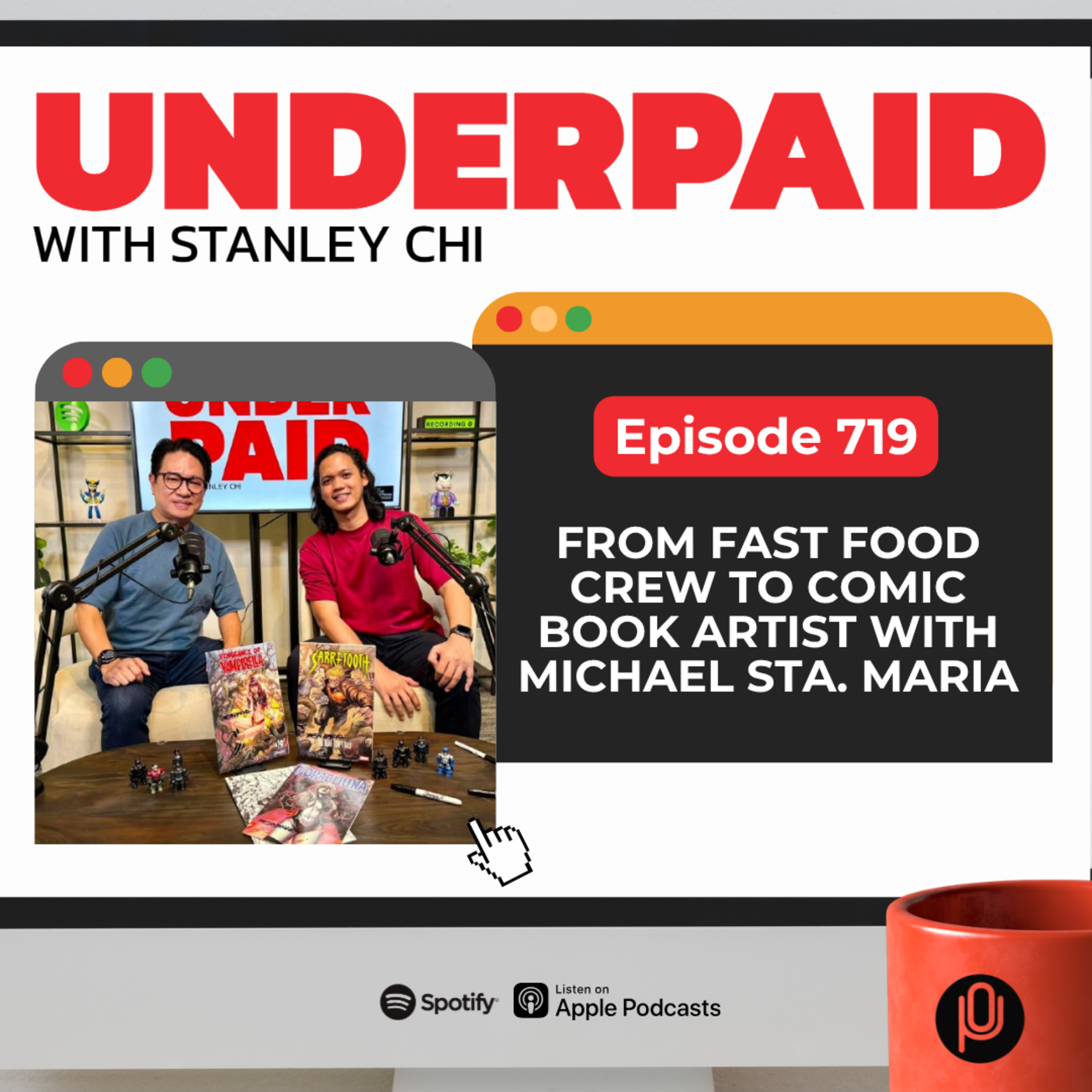 Episode 719: From Fast Food Crew to Comic Book Artist with Michael Sta. Maria