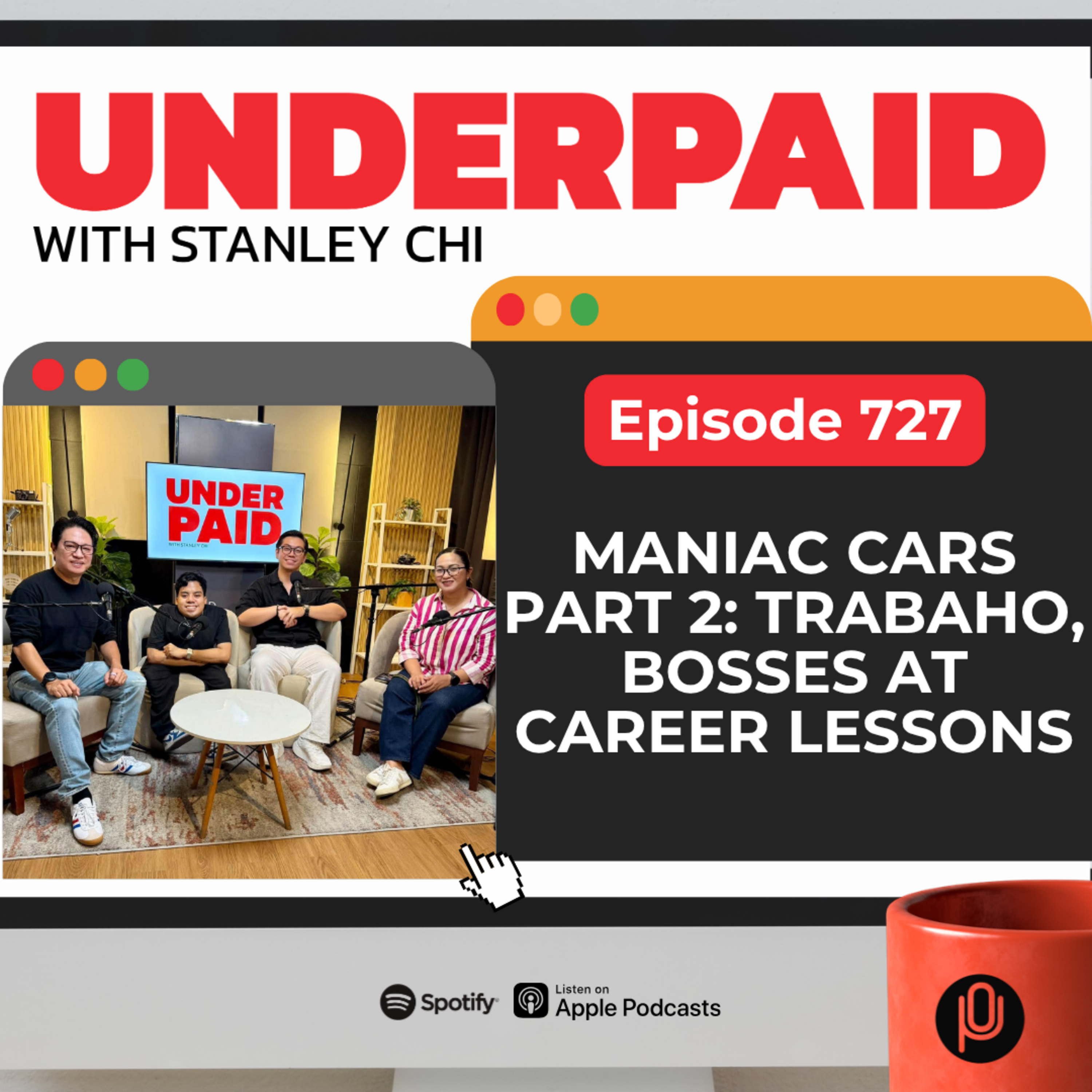 Episode 727: Maniac Cars Part 2: Trabaho, Bosses at Career Lessons
