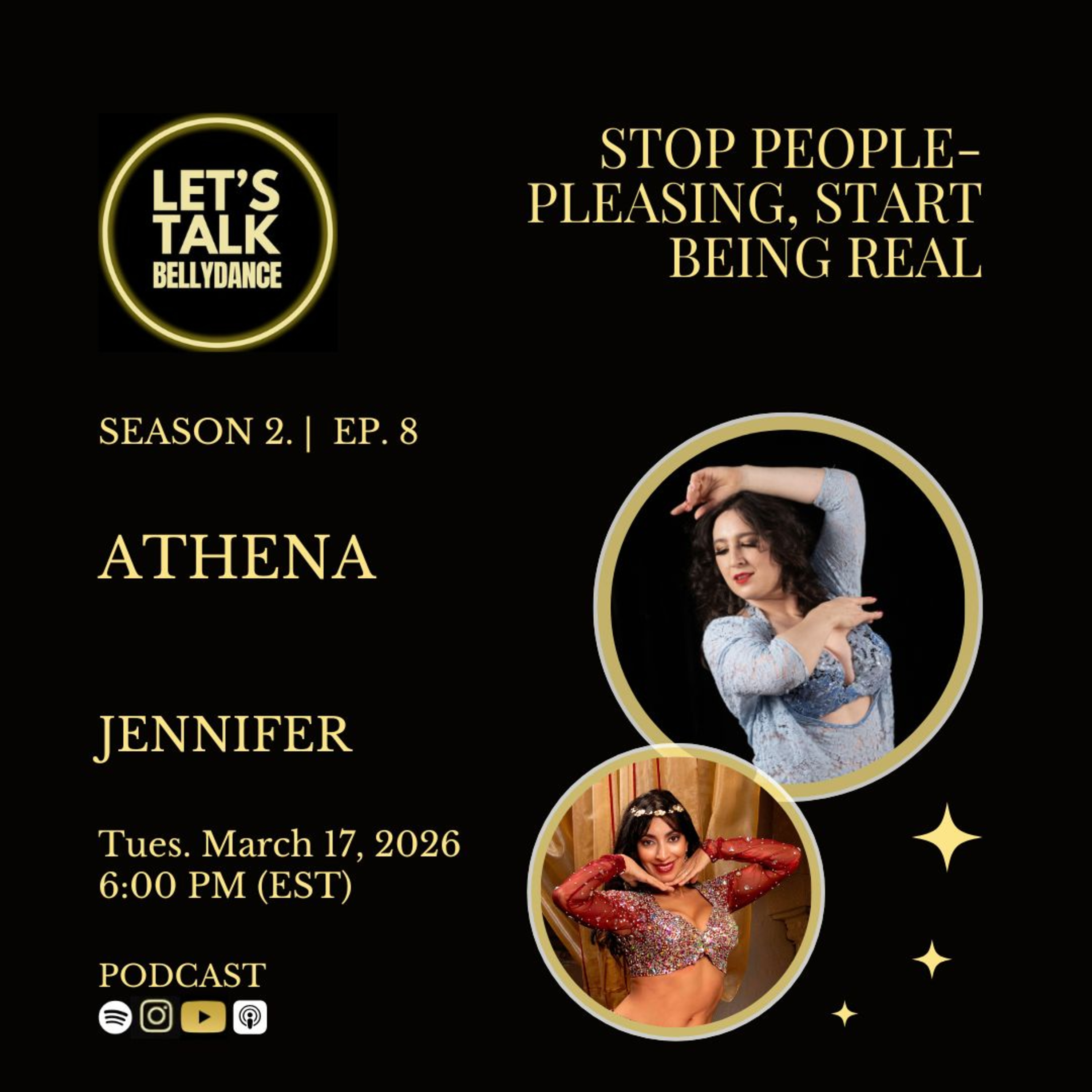 Let’s Talk: Bellydance (Season 2 Ep. 8) With Athena Shimmy About Dealing With people You Don't Get Along With episode artwork