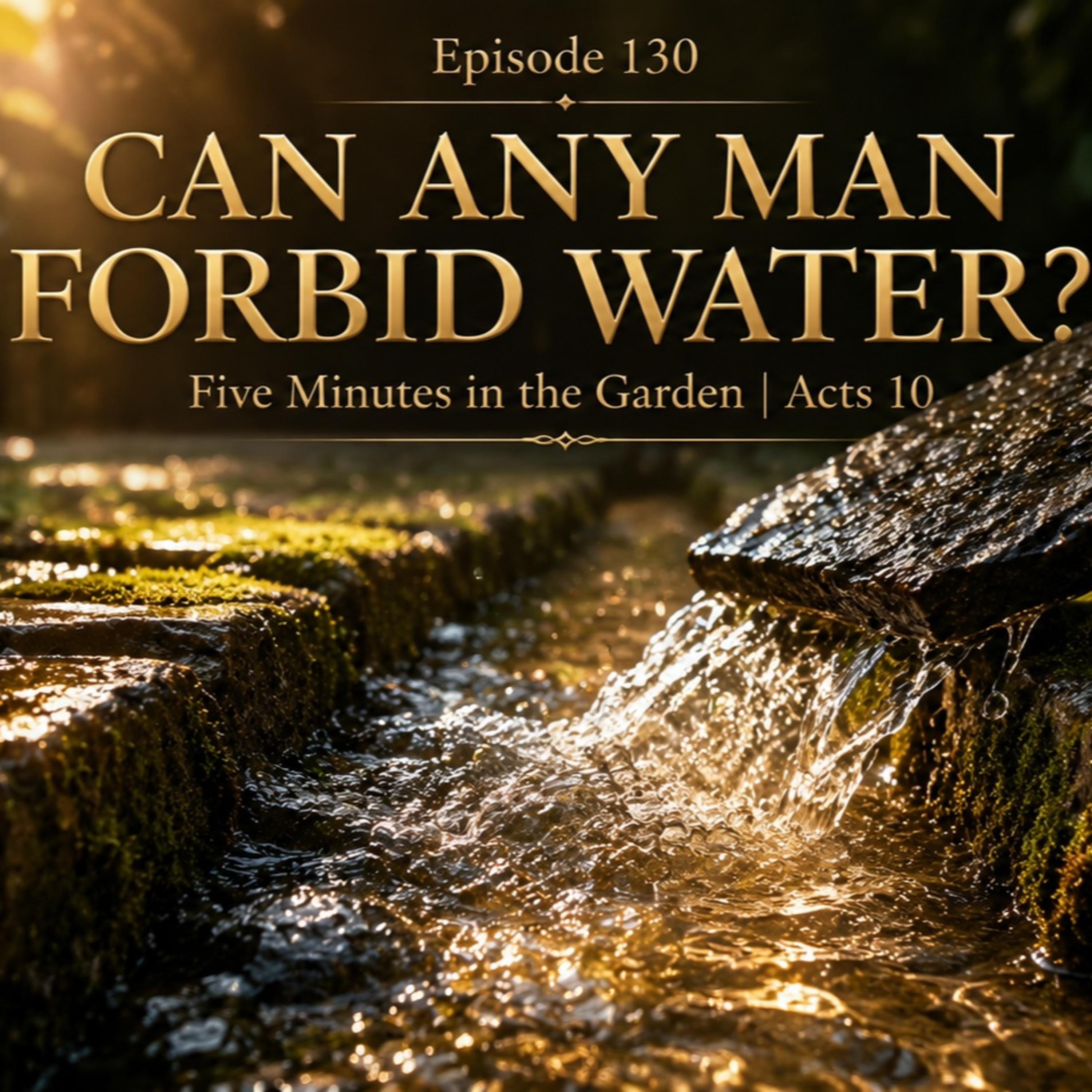 Episode 130 - Can Any Man Forbid Water? episode artwork