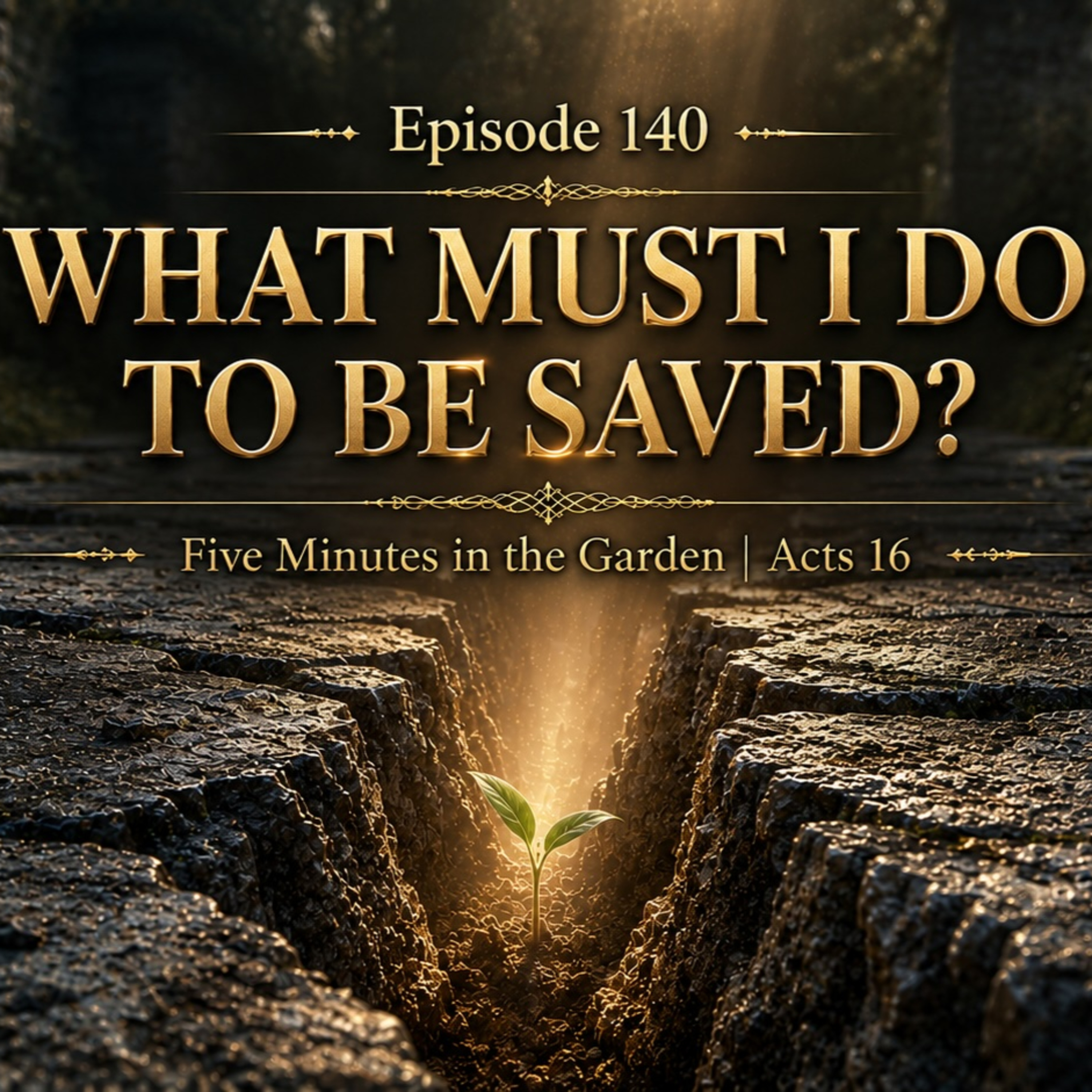 Episode 140 - What Must I Do to Be Saved? episode artwork