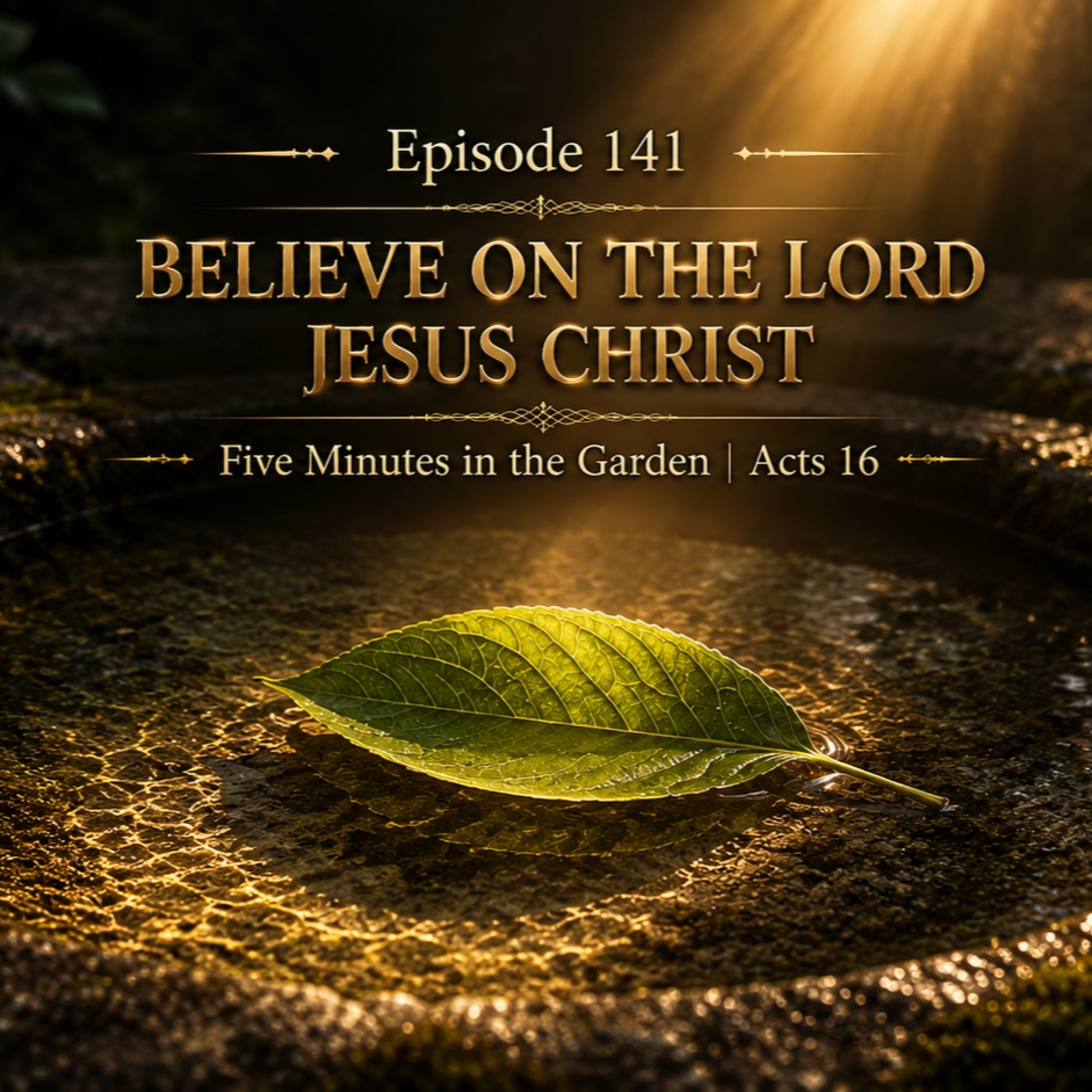 Episode 141 - Believe on the Lord Jesus Christ episode artwork