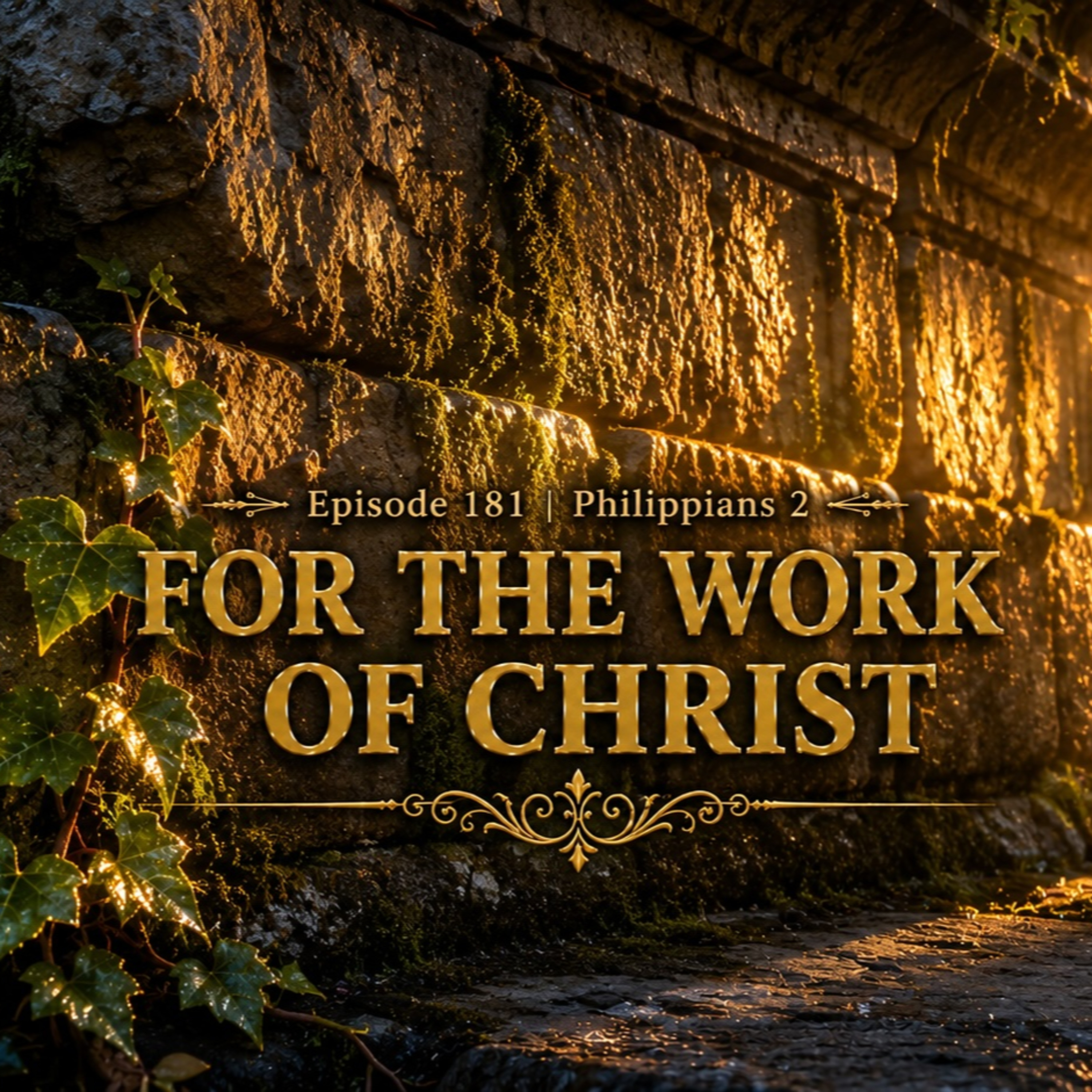 Episode 181 - For the Work of Christ episode artwork